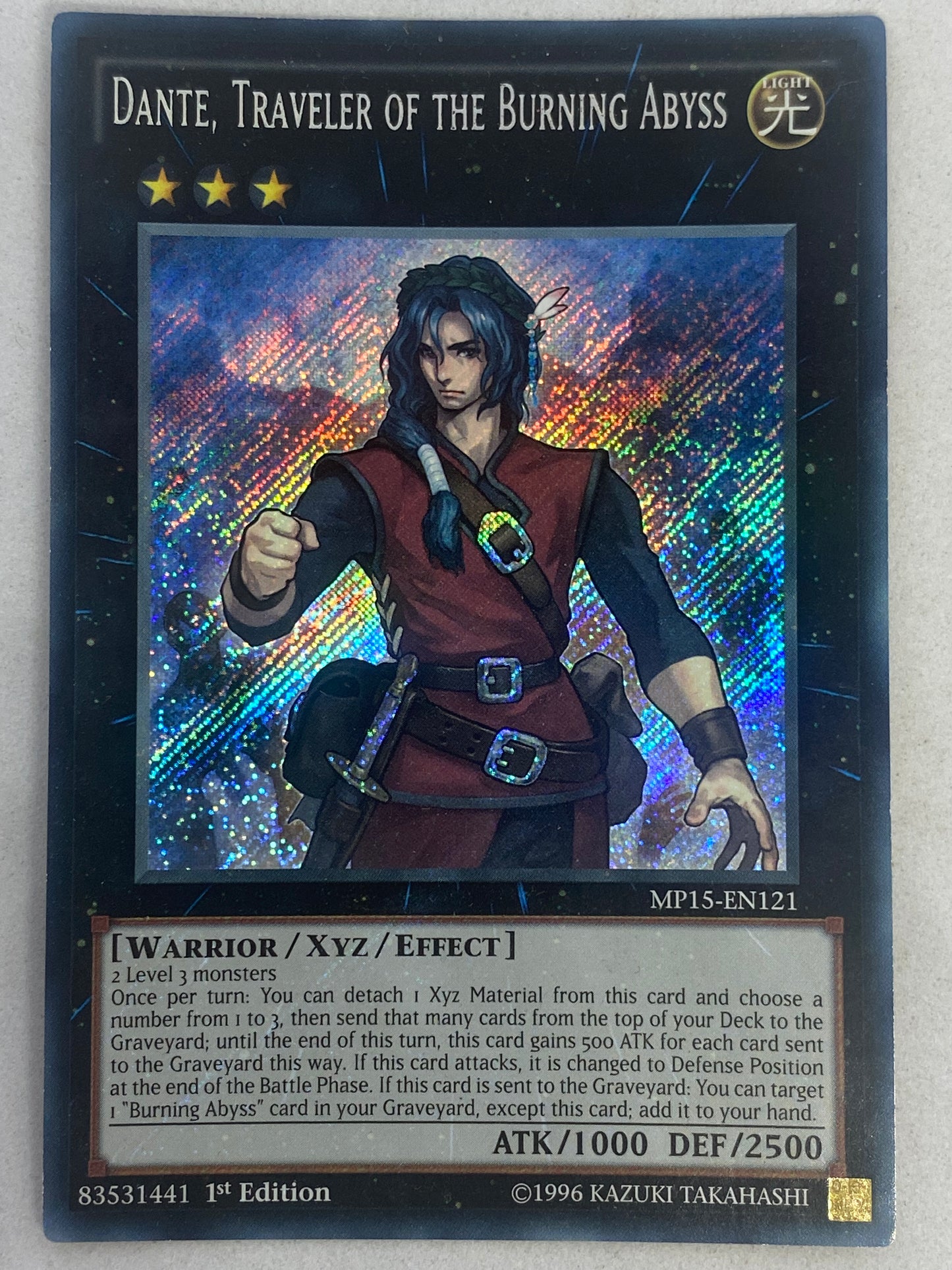 Dante, Traveller Of The Burning Abyss MP15-EN121