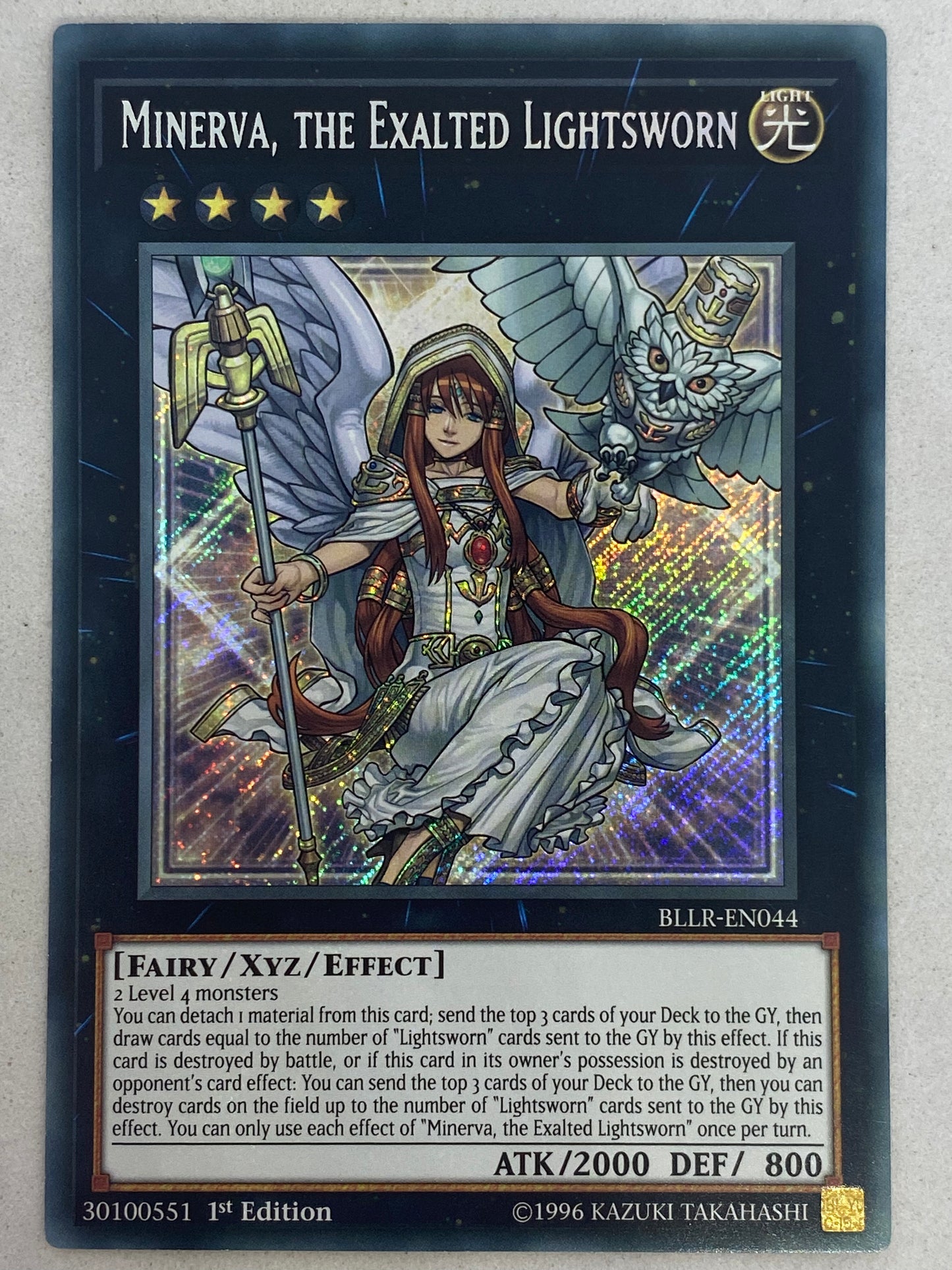 Minerva, The Exalted Lightsworn BLLR-EN044