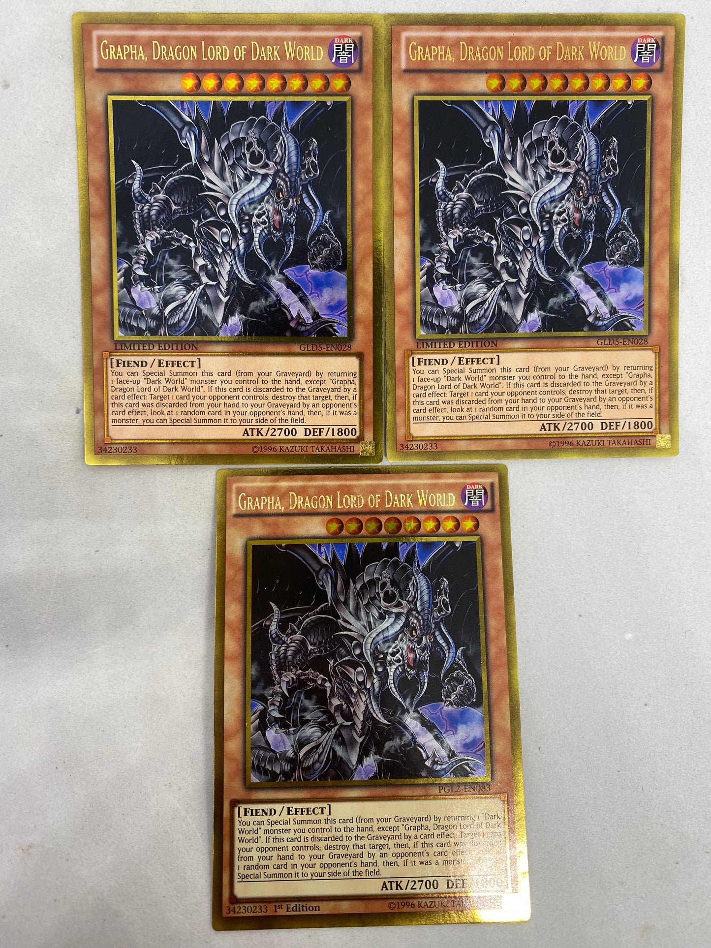 Grapha, Dragon Lord Of The Dark World X3 Gold
