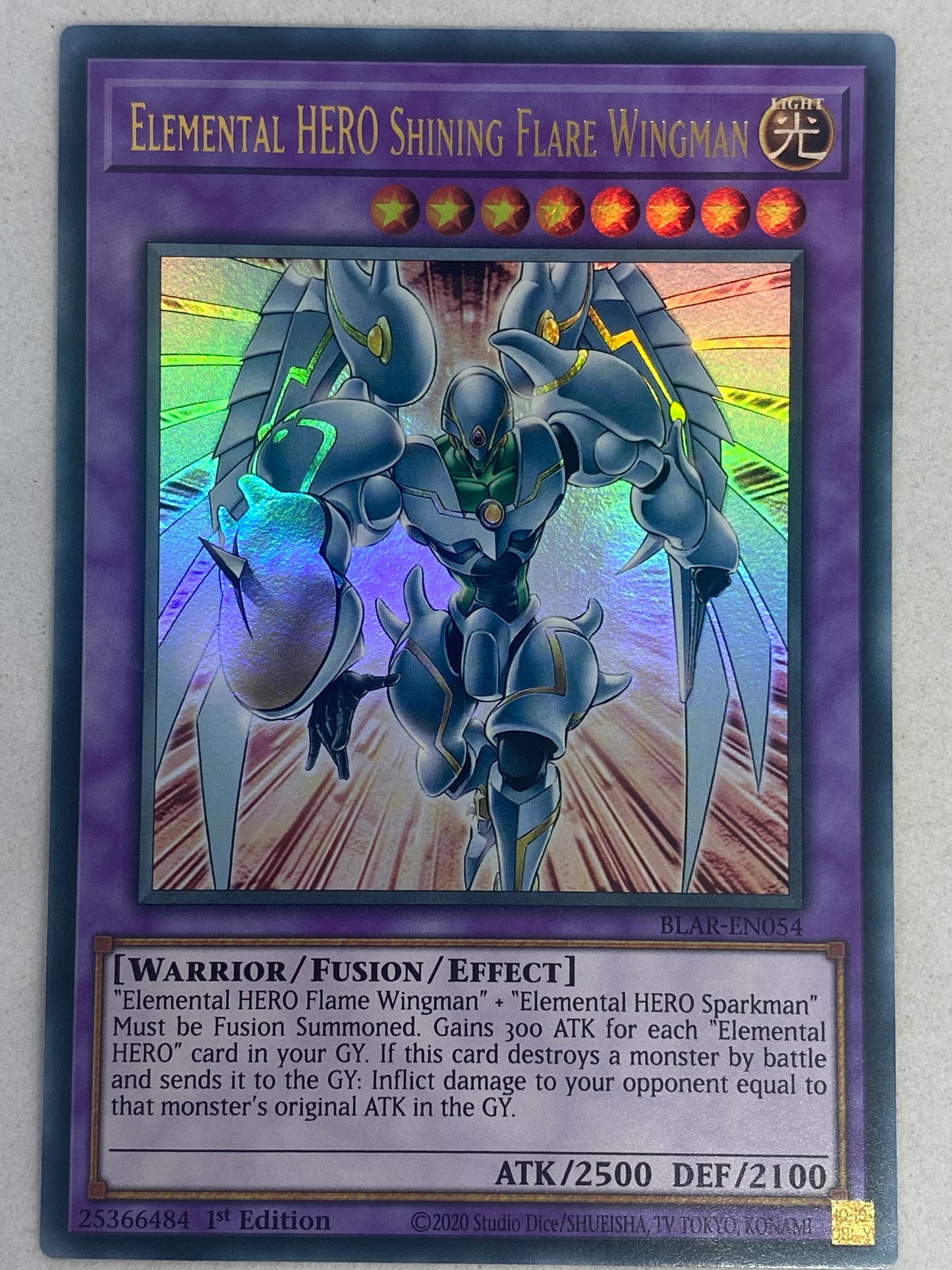 Elemental HERO Shining Flame Wingman BLAR-EN054