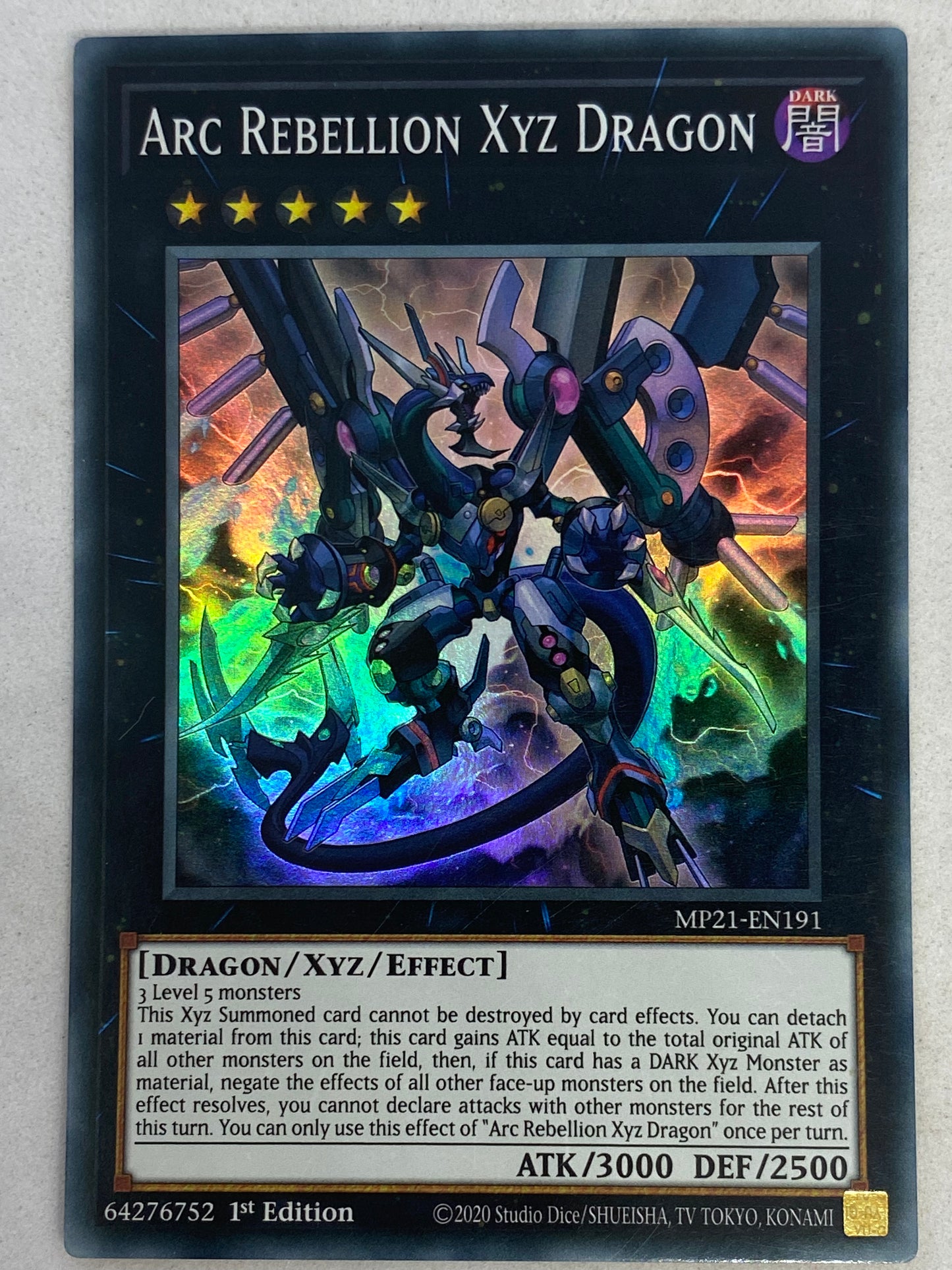 Arc Rebellion XYZ Dragon MP21-EN091