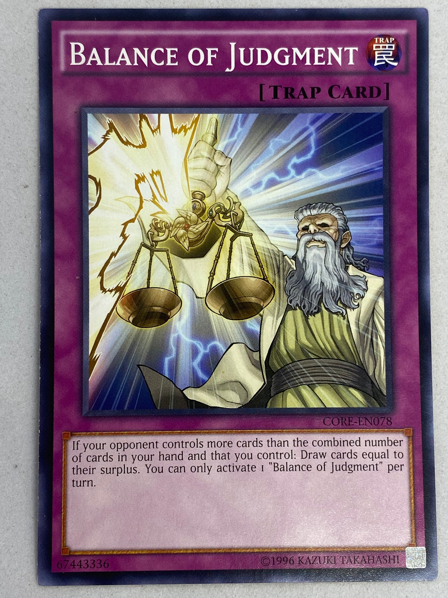 Balance Of Judgment CORE-EN078