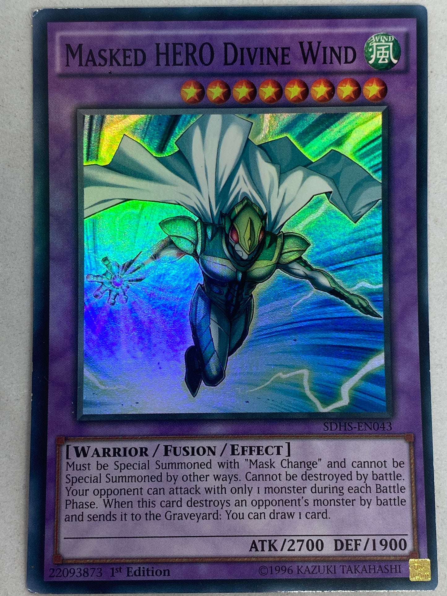 Masked HERO Divine Wind SDHS-EN043