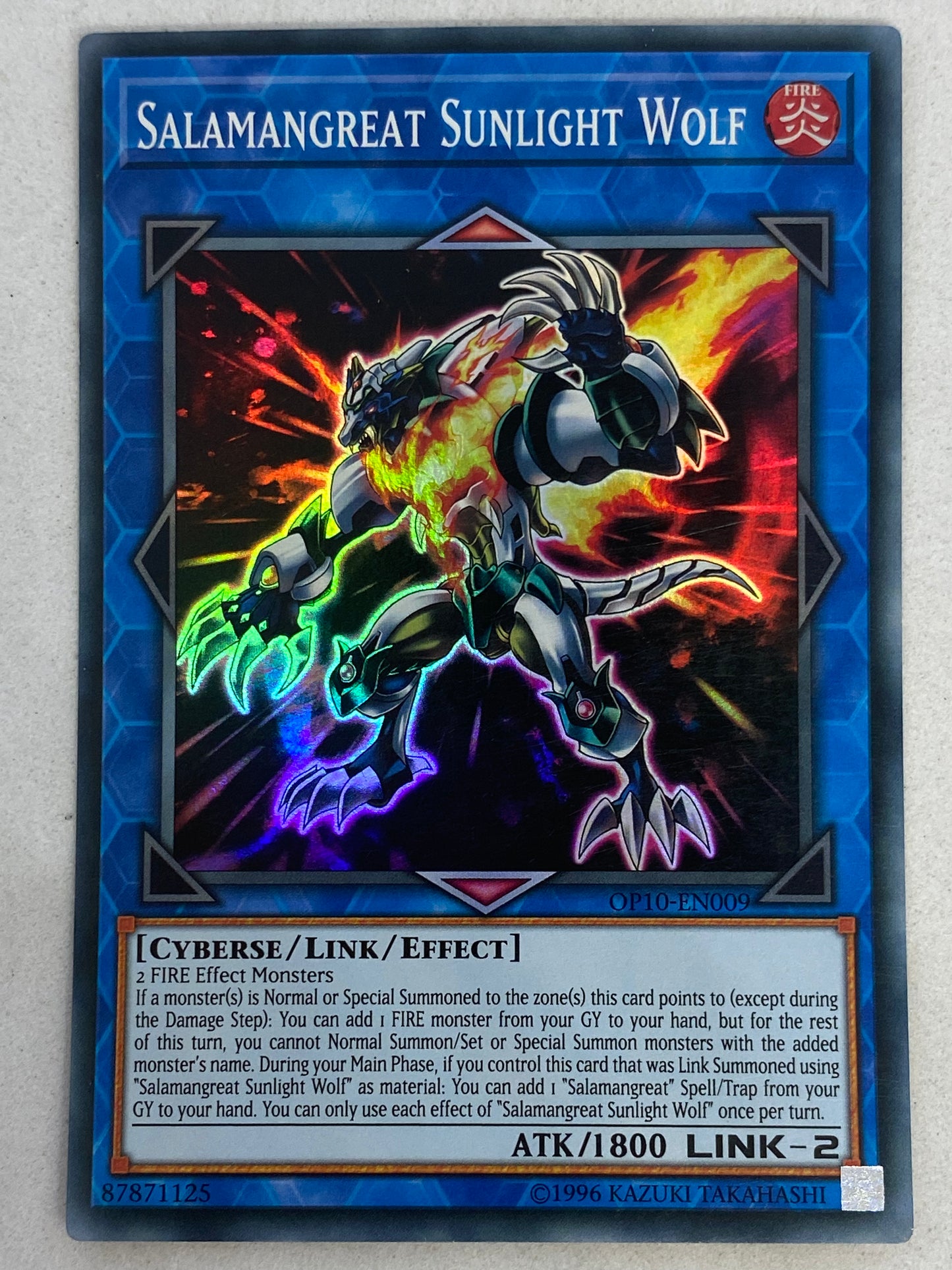 Salamangreat Sunlight Wolf OP10-EN009