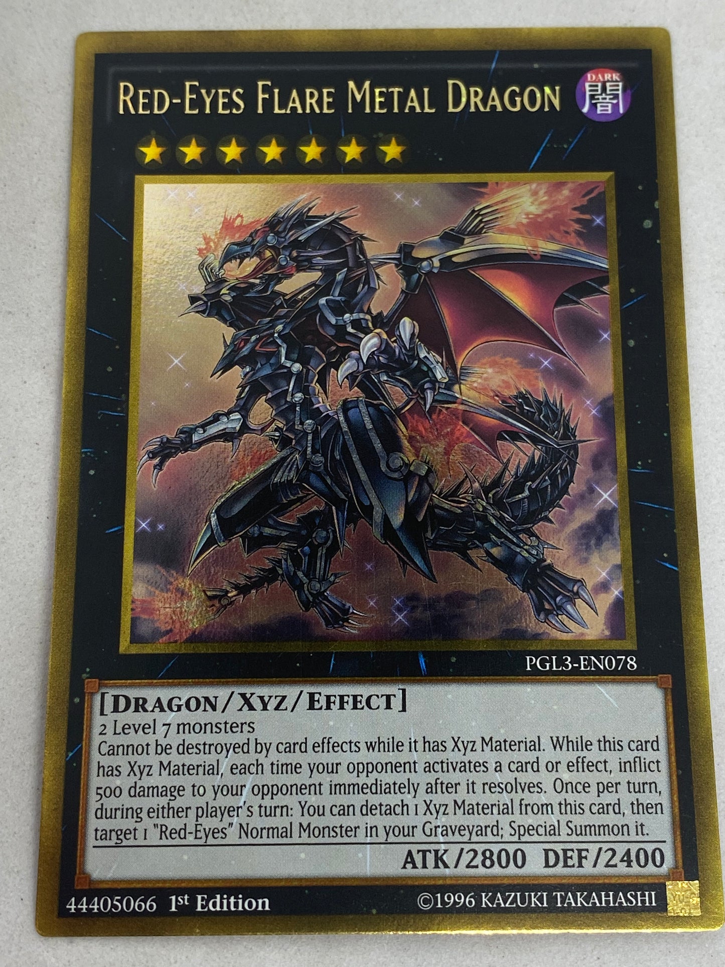 Red-Eyes Flare Metal Dragon PGL3-EN078