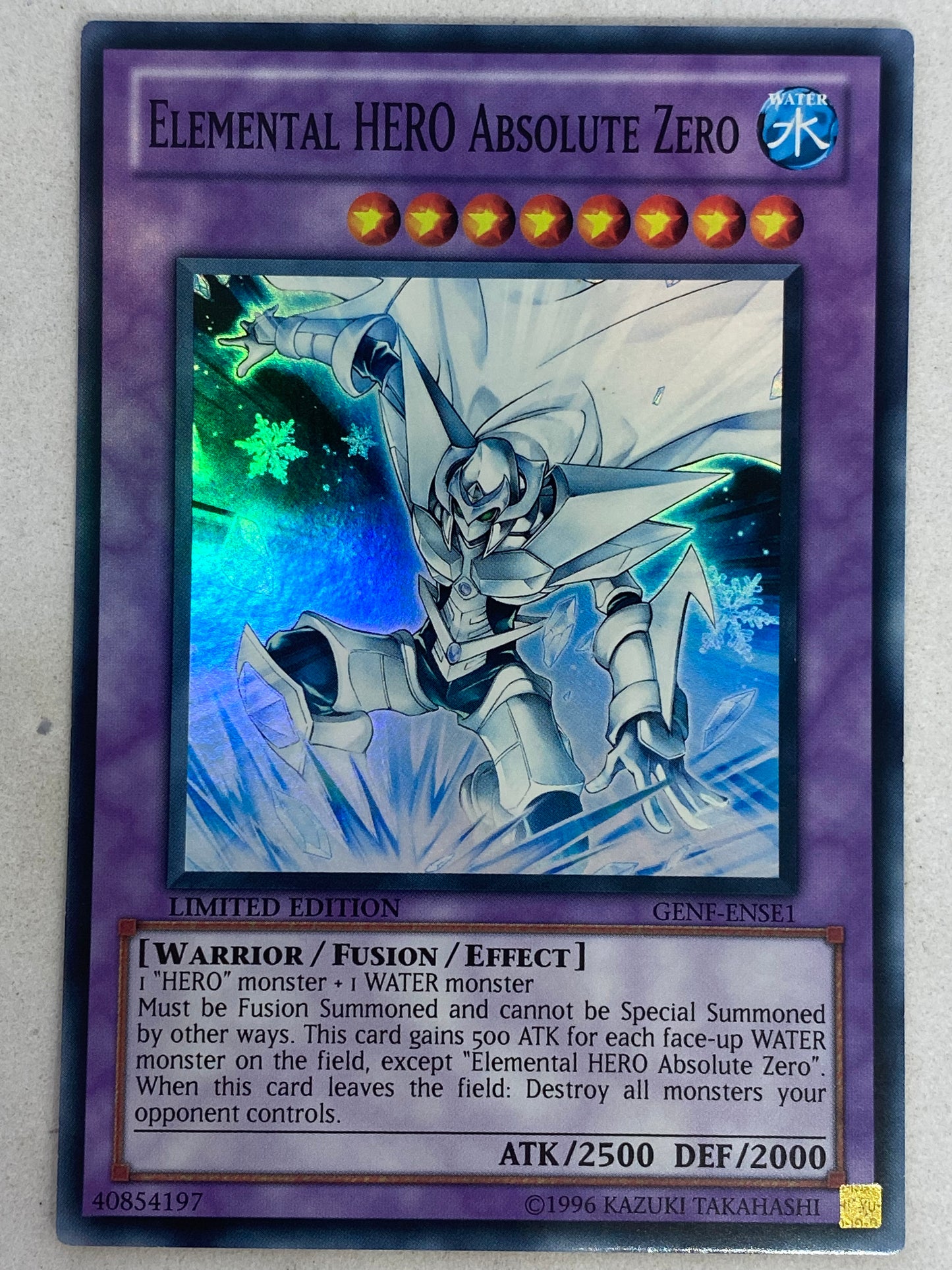 Elemental HERO Absolute Zero GENF-ENSE1