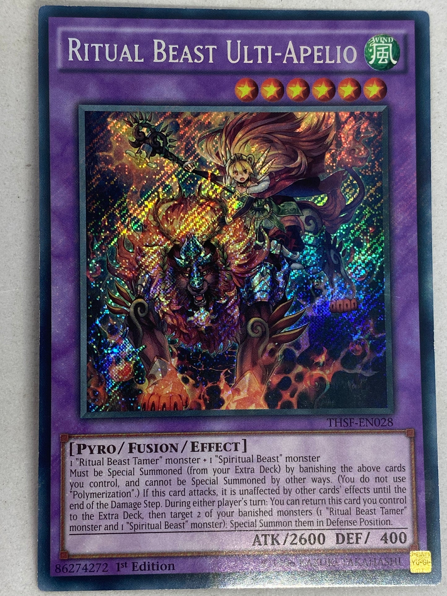 Ritual Beast Ulti-Apelio THSF-EN028