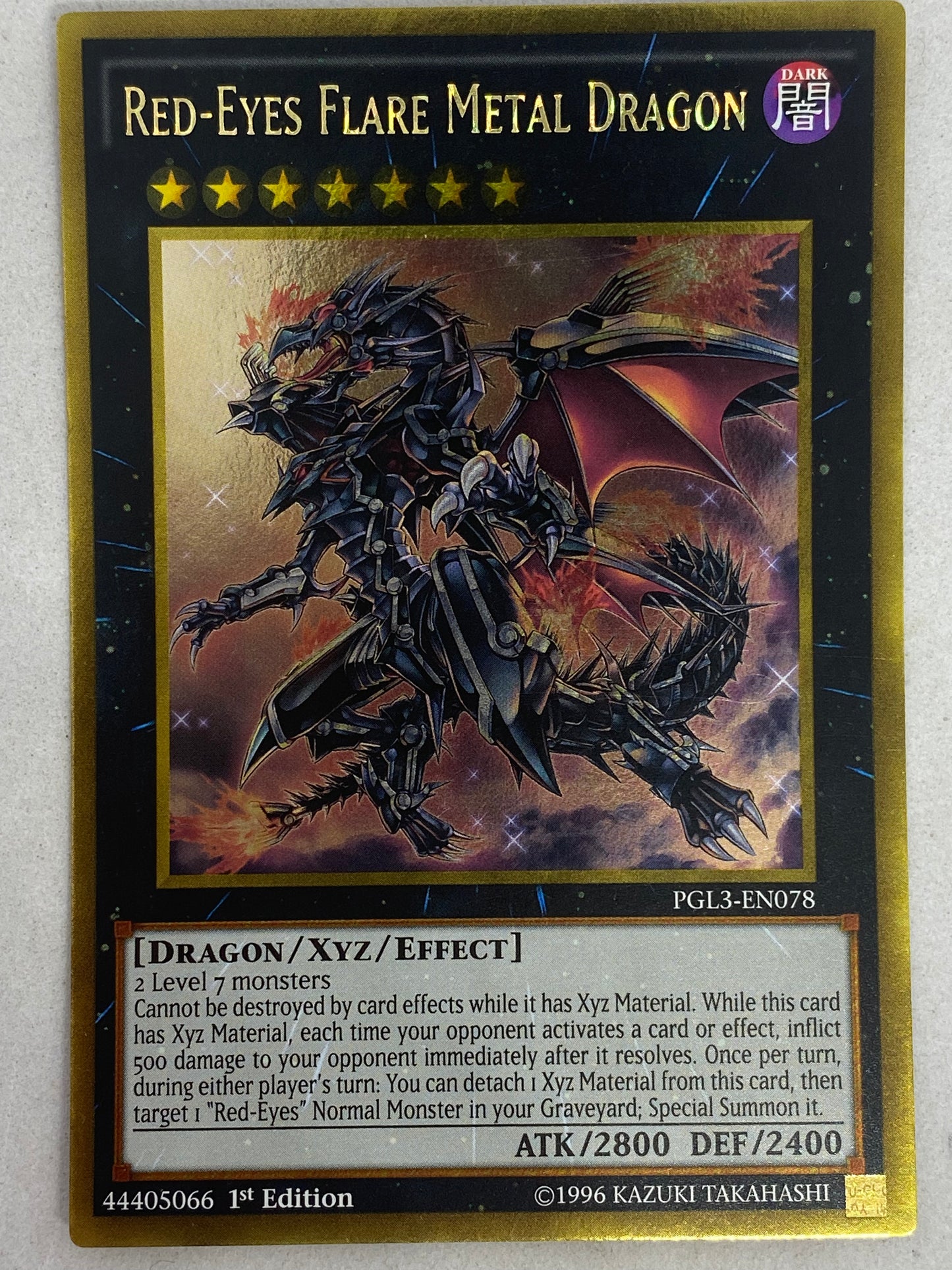 Red-Eyes Flare Metal Dragon PGL3-EN078