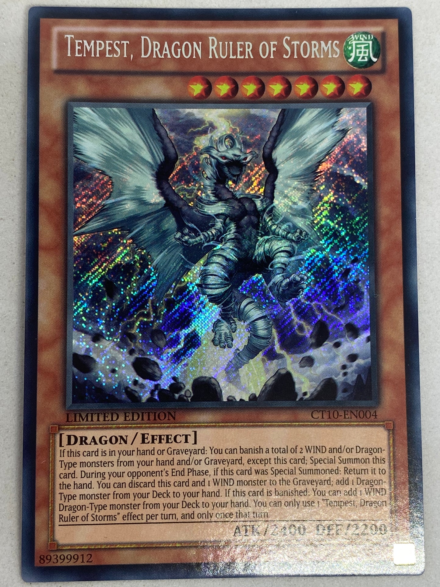 Tempest, Dragon Ruler Of Storms CT10-EN004