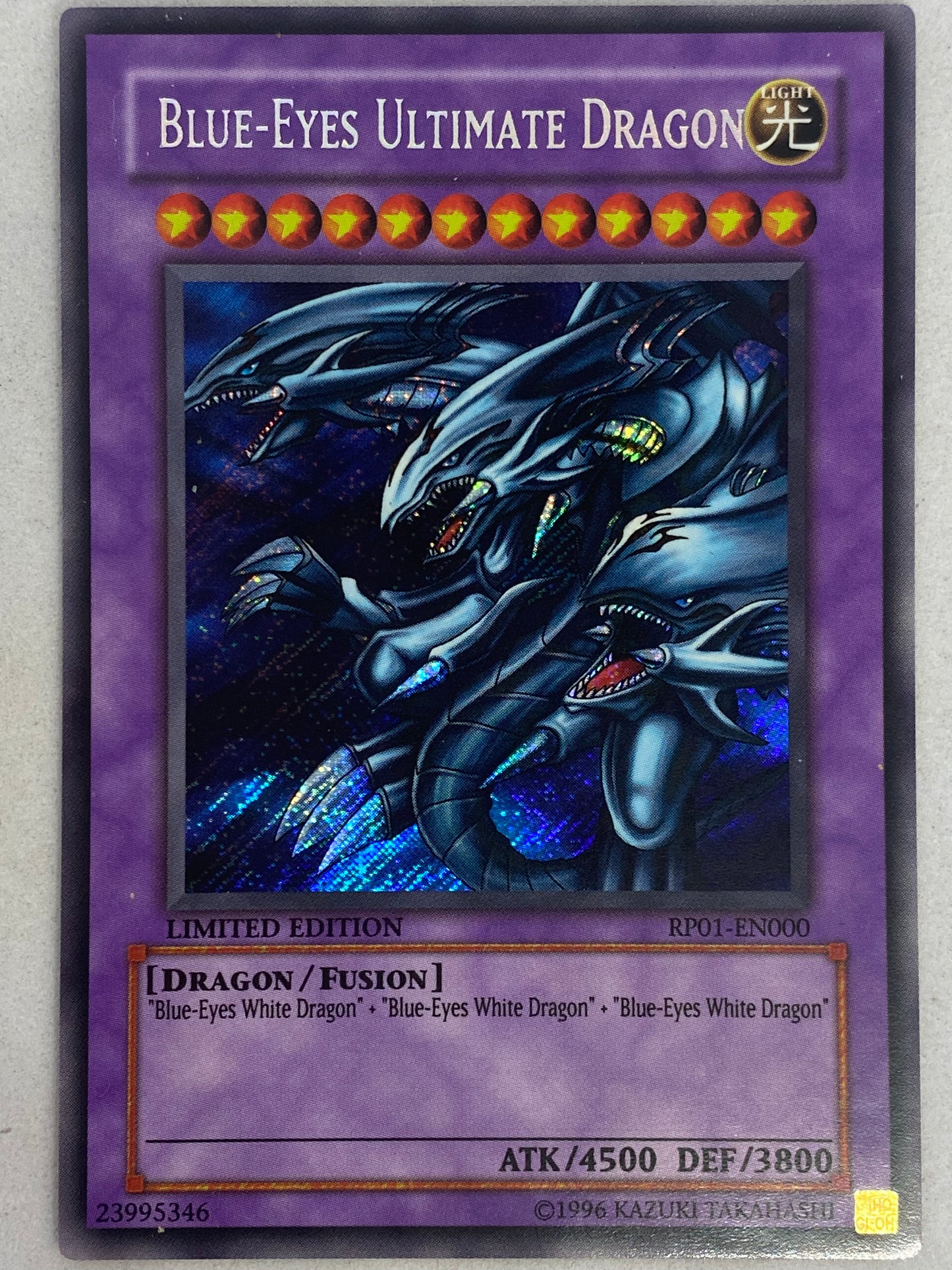 Blue-Eyes Ultimate Dragon RP01-EN000