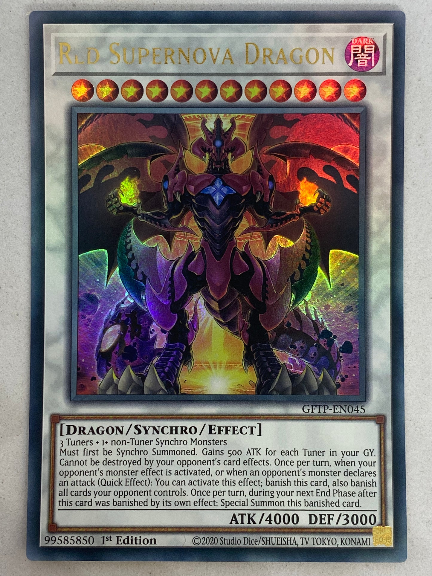 Red Supernova Dragon GFTP-EN045
