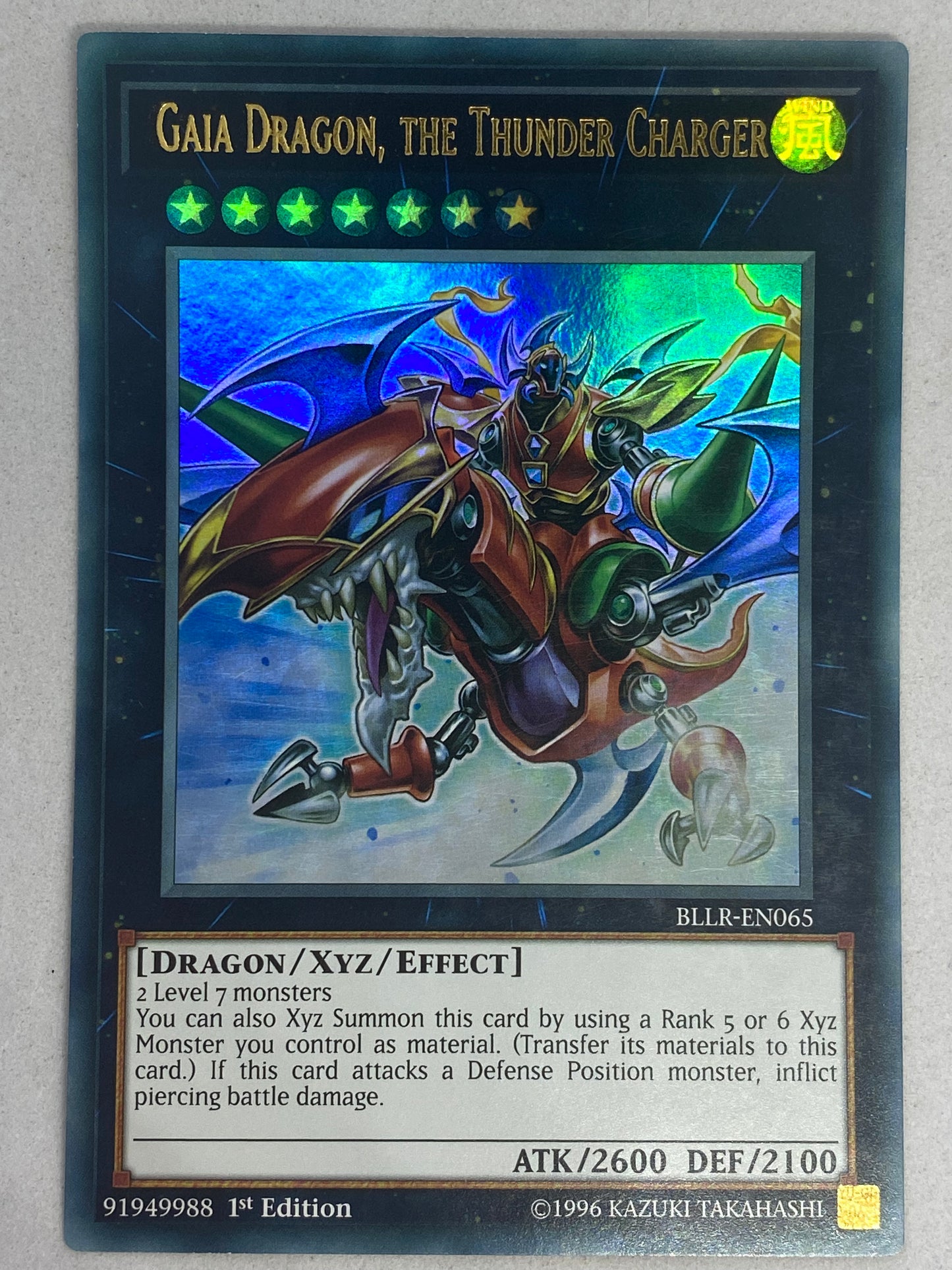 Gaia Dragon, The Thunder Charger BLLR-EN065