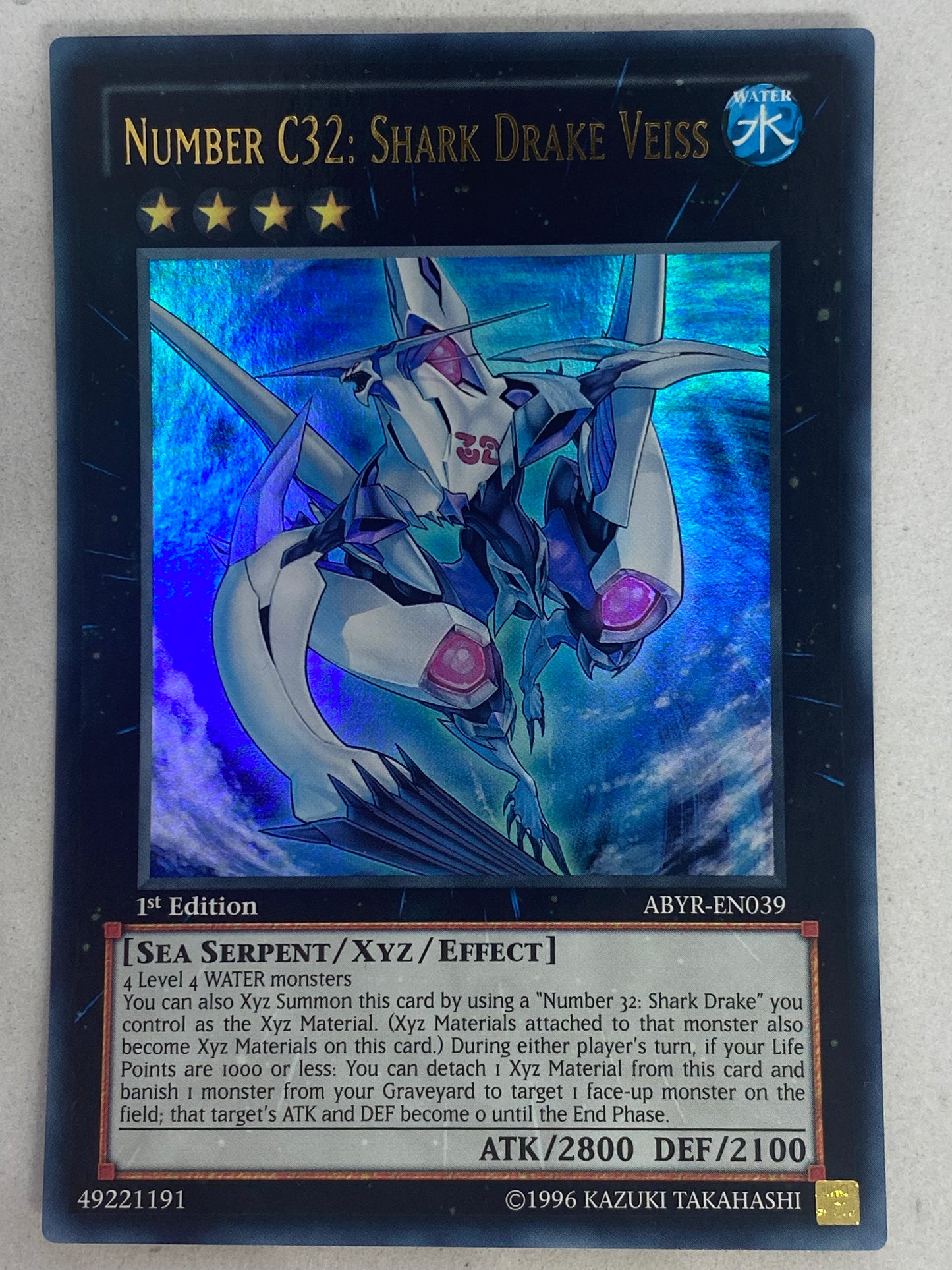 Number C32: Shark Drake Veiss ABYR-EN039