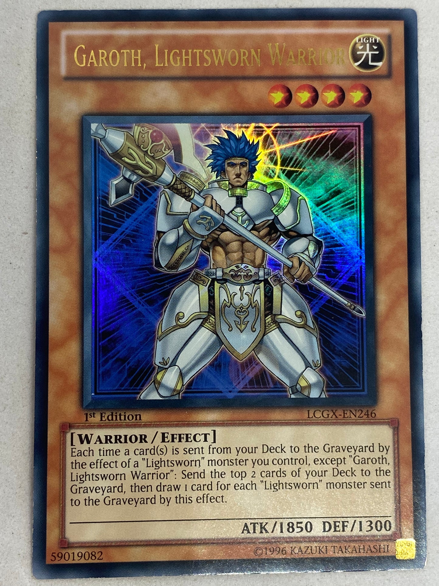 Garoth, Lightsworn Warrior LCGX-EN246