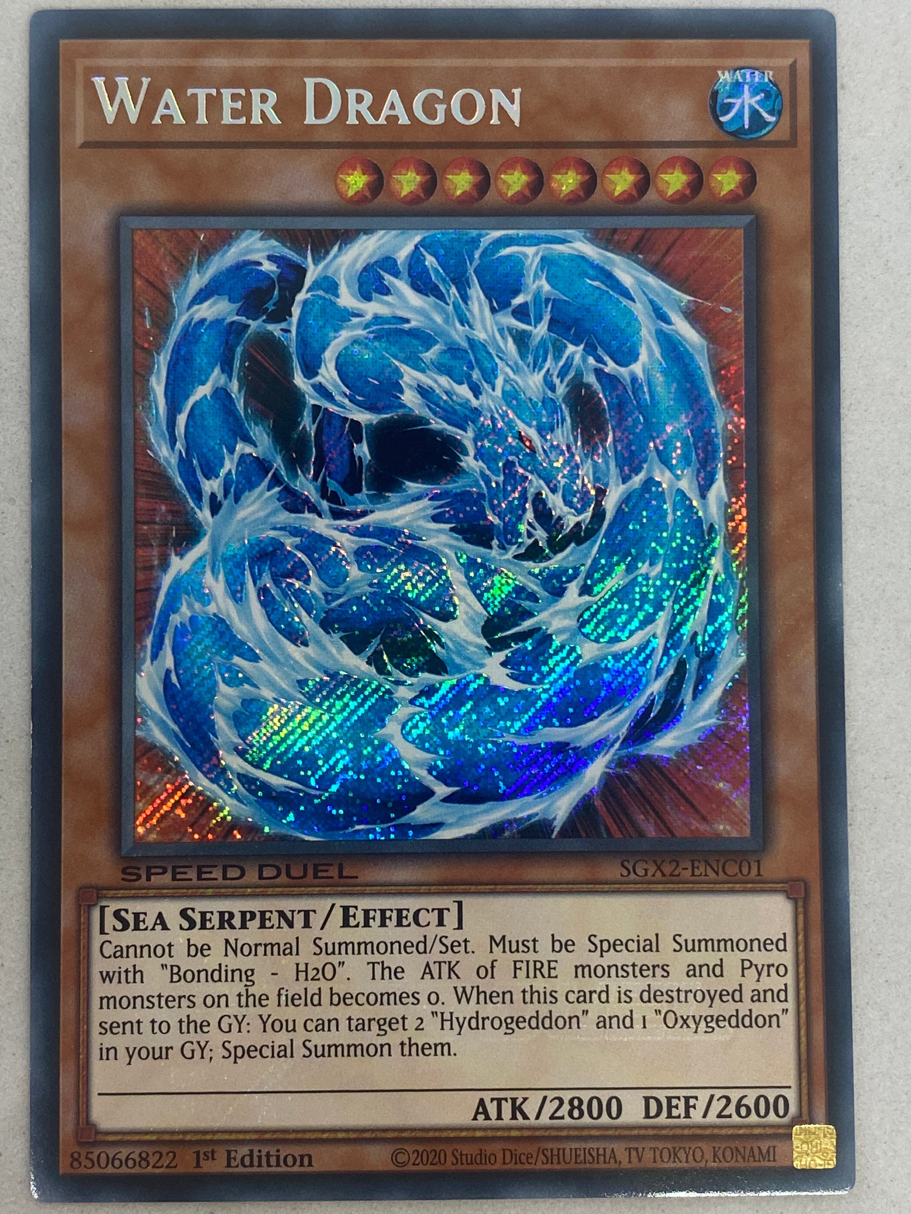 Water Dragon SGX2-ENC01 Genesis TCG Water Dragon SGX2-ENC01 Genesis TCG