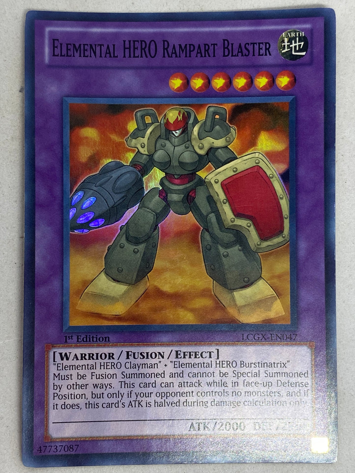 Elemental HERO Rampart Blaster LCGX-EN047