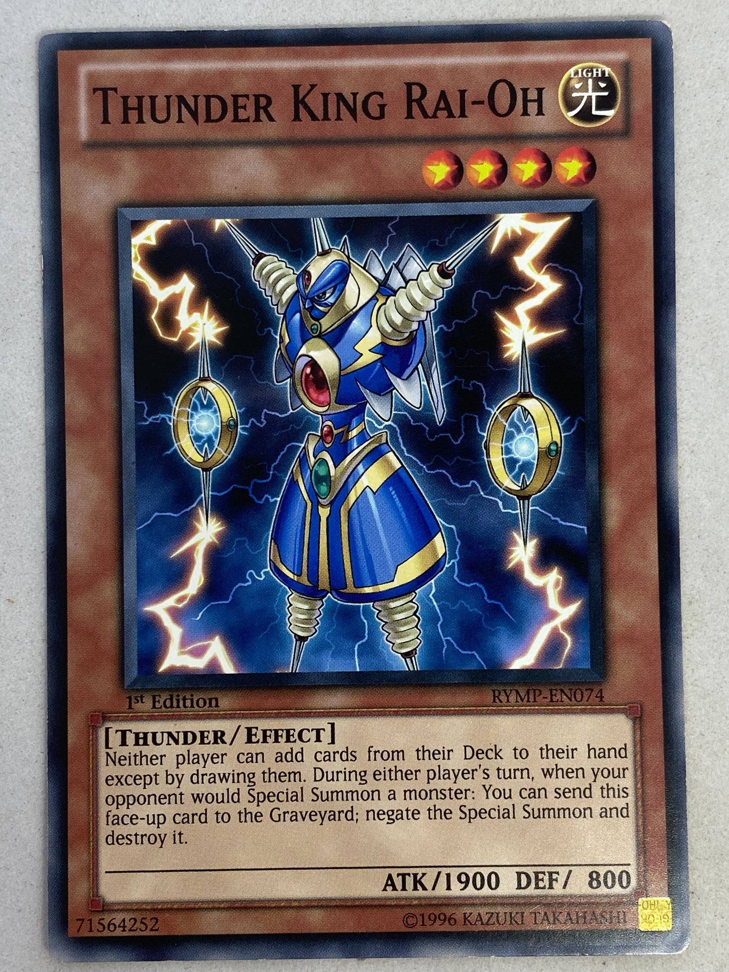 Thunder King Rai-Oh RYMP-EN074