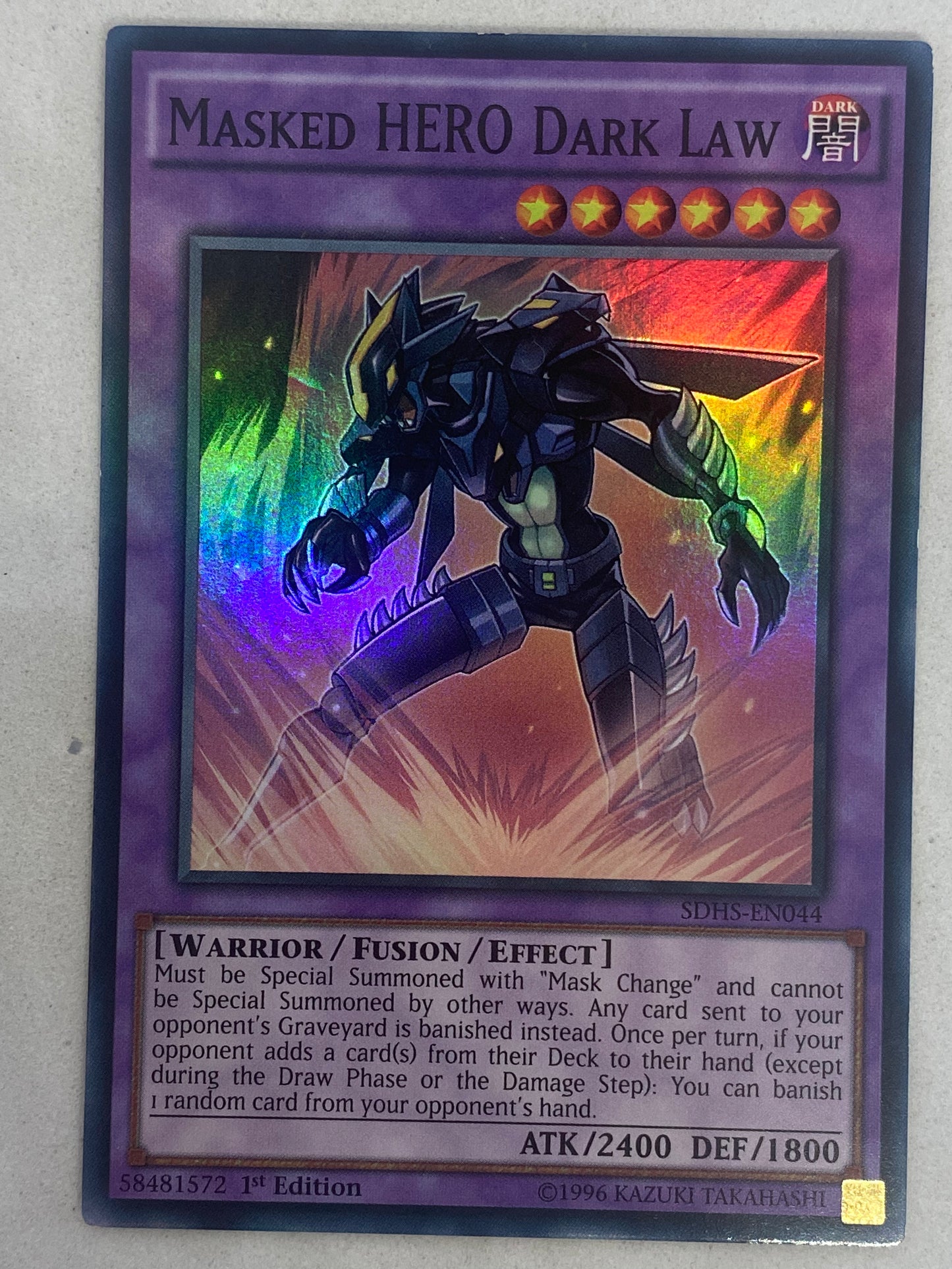 Masked HERO Dark Law SDHS-EN044