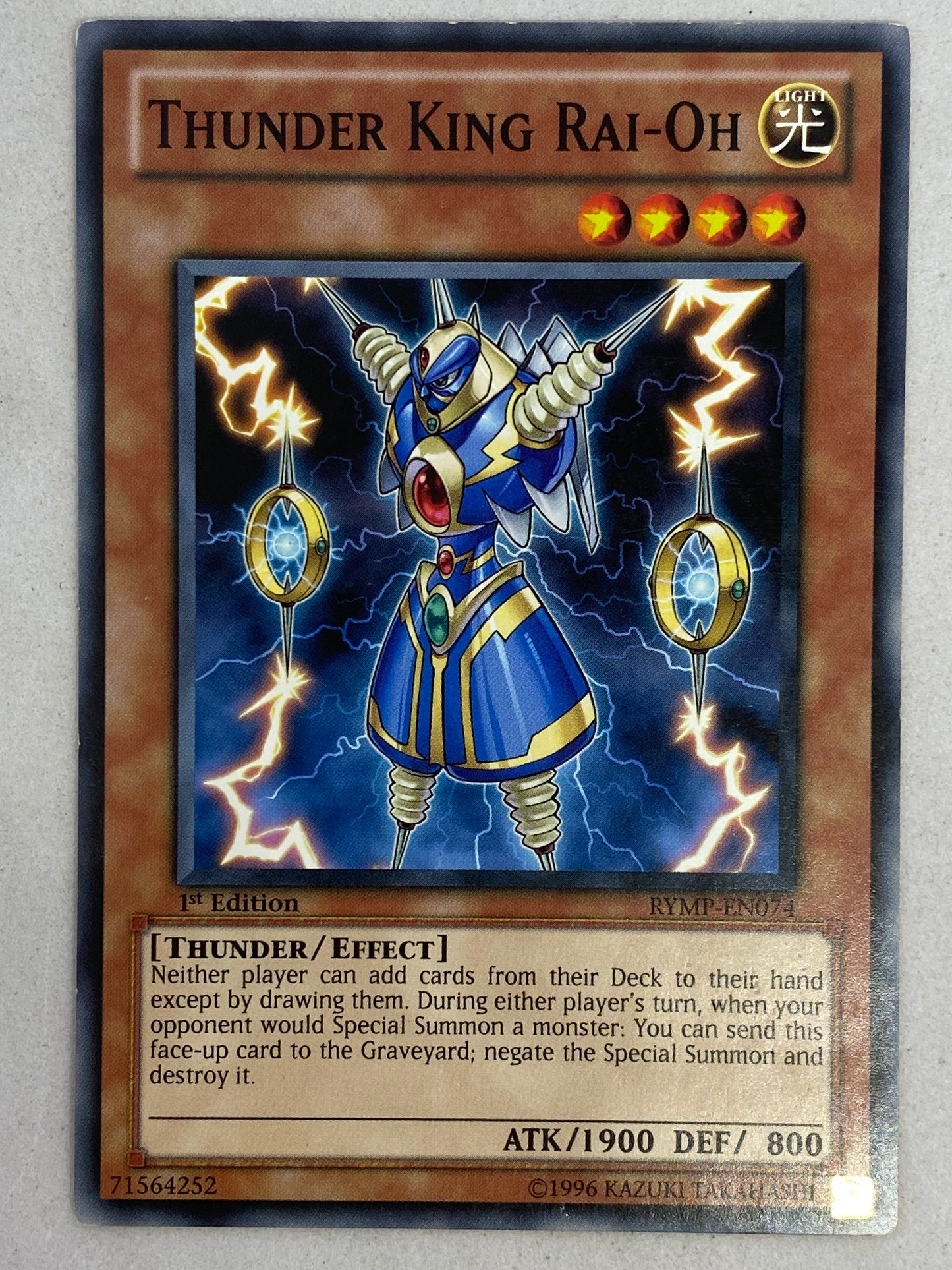 Thunder King Rai-Oh RYMP-EN074