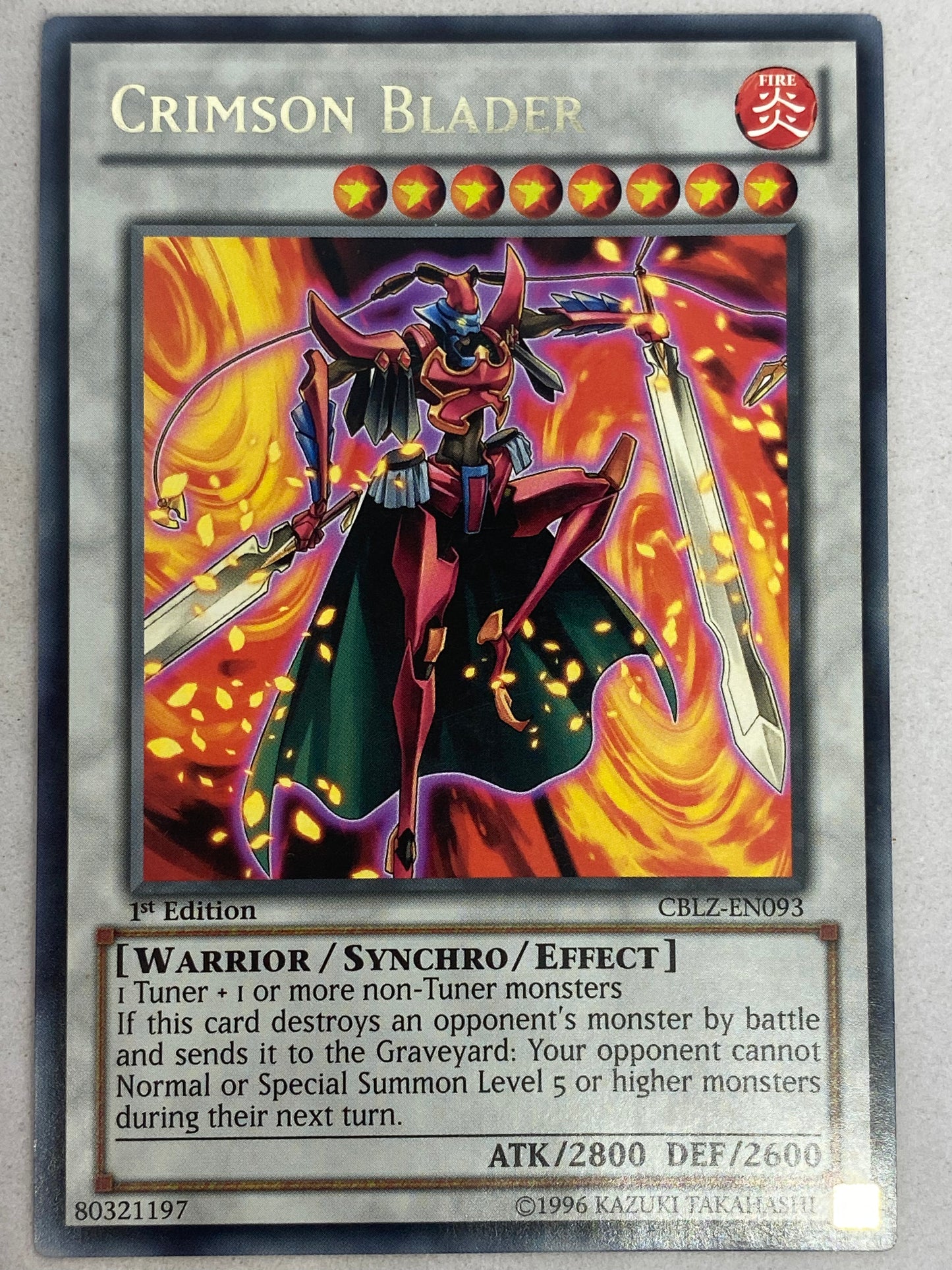 Crimson Blader CBLZ-EN093