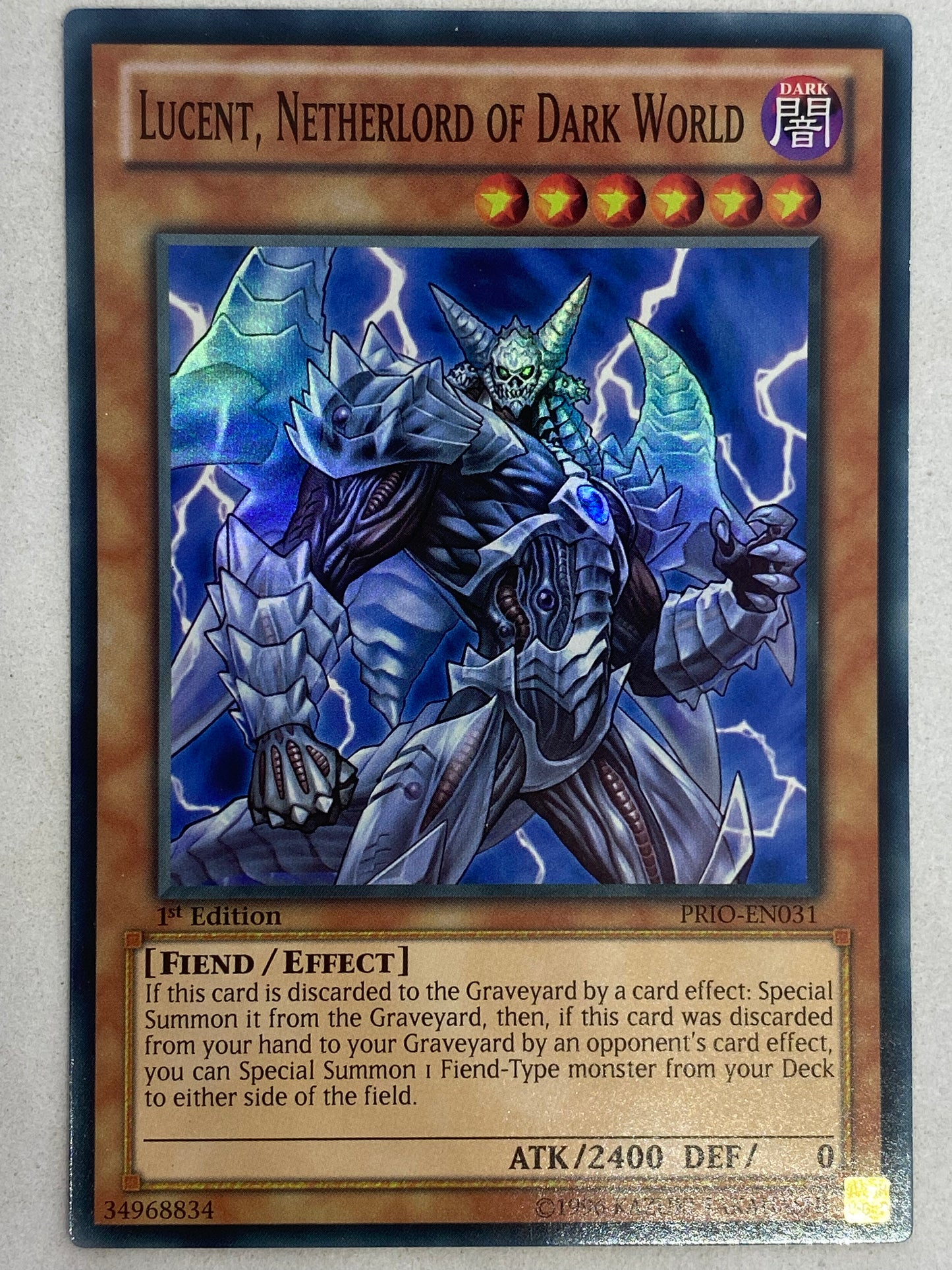 Lucent, Netherlord Of Dark World PRIO-EN031