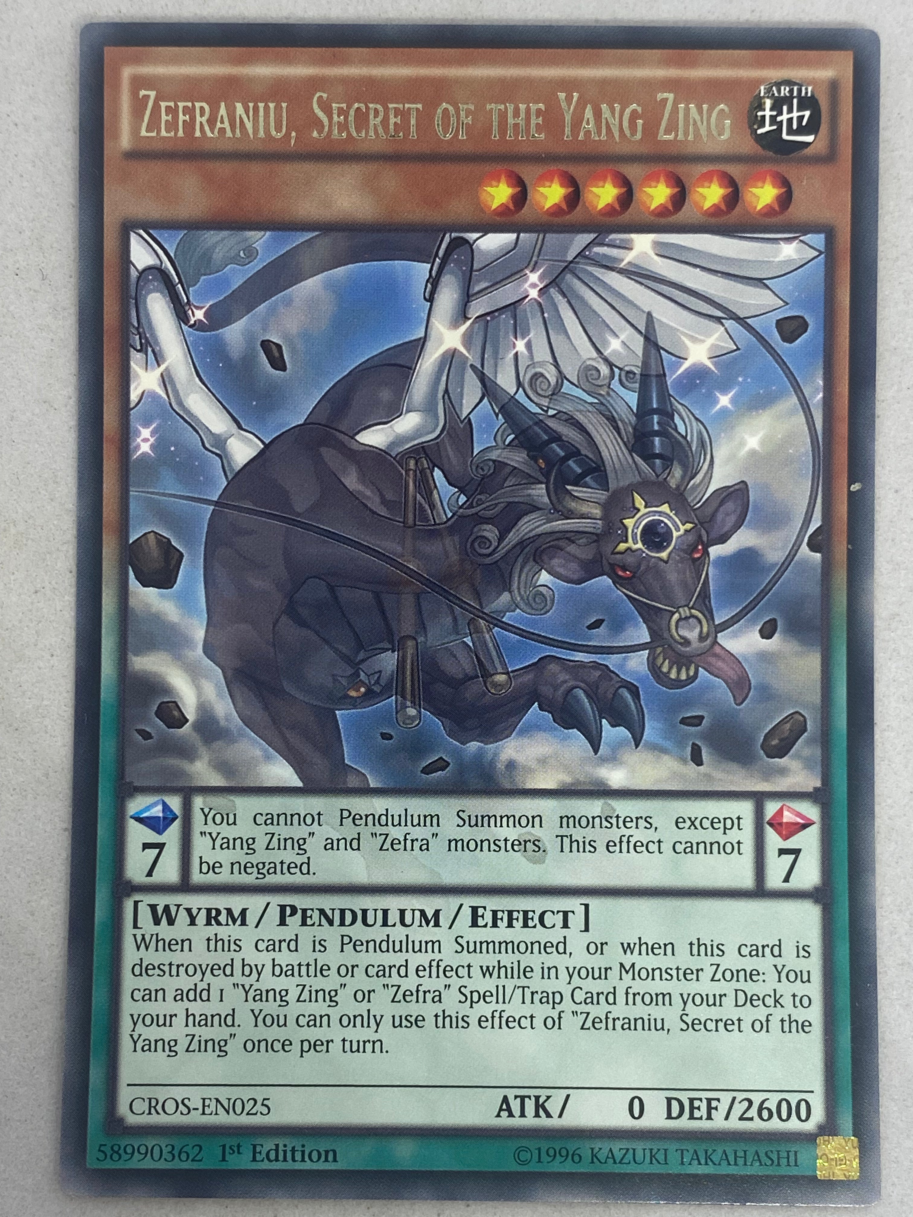 thumbnail image 2 of Zefraniu, Secret Of The Yang Zing - MGED-EN072 Rare 1st Edition - Maximum Gold: El Dorado Single Card 2 of 12