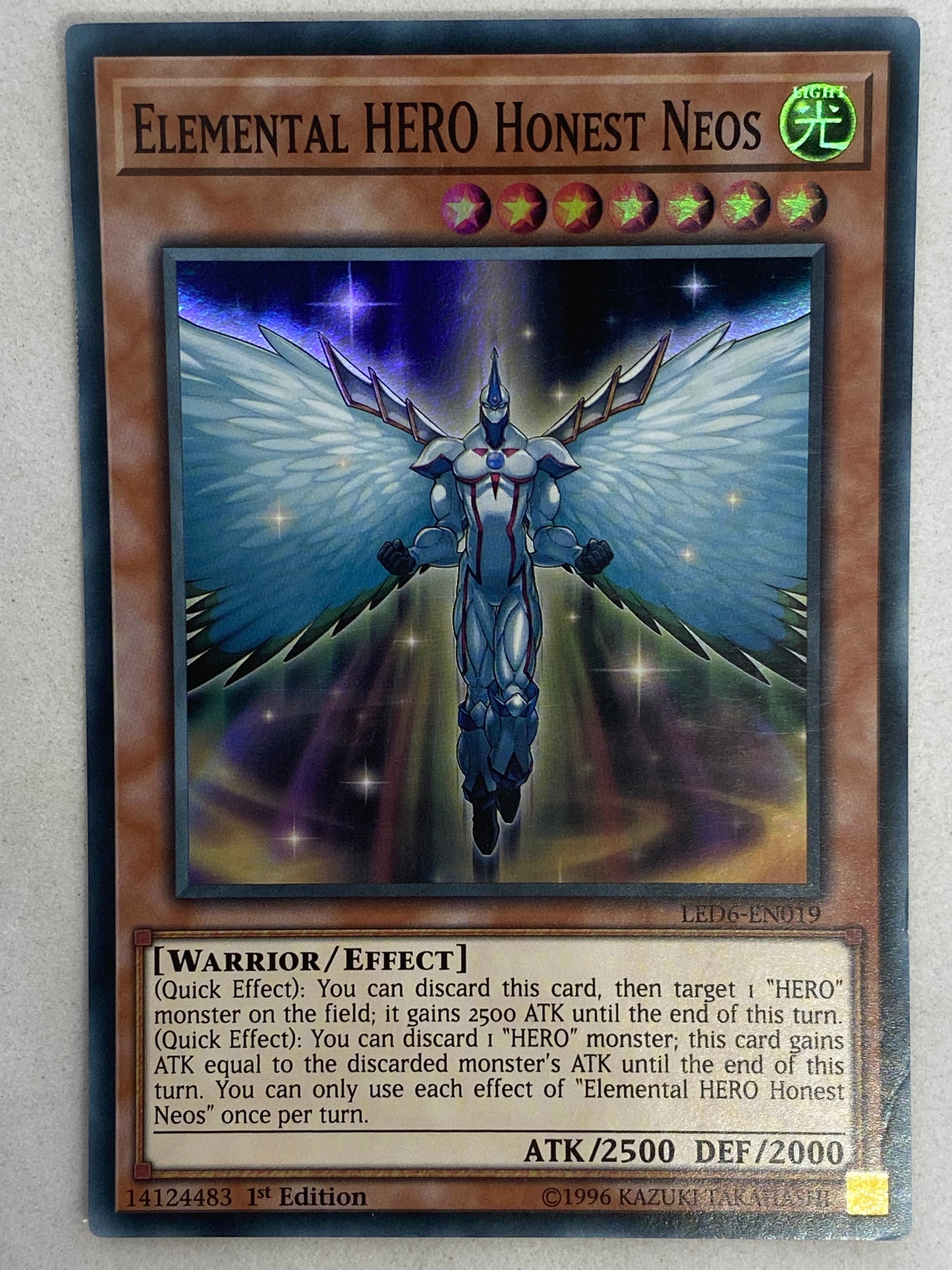 Elemental HERO Honest Neos LED6-EN019