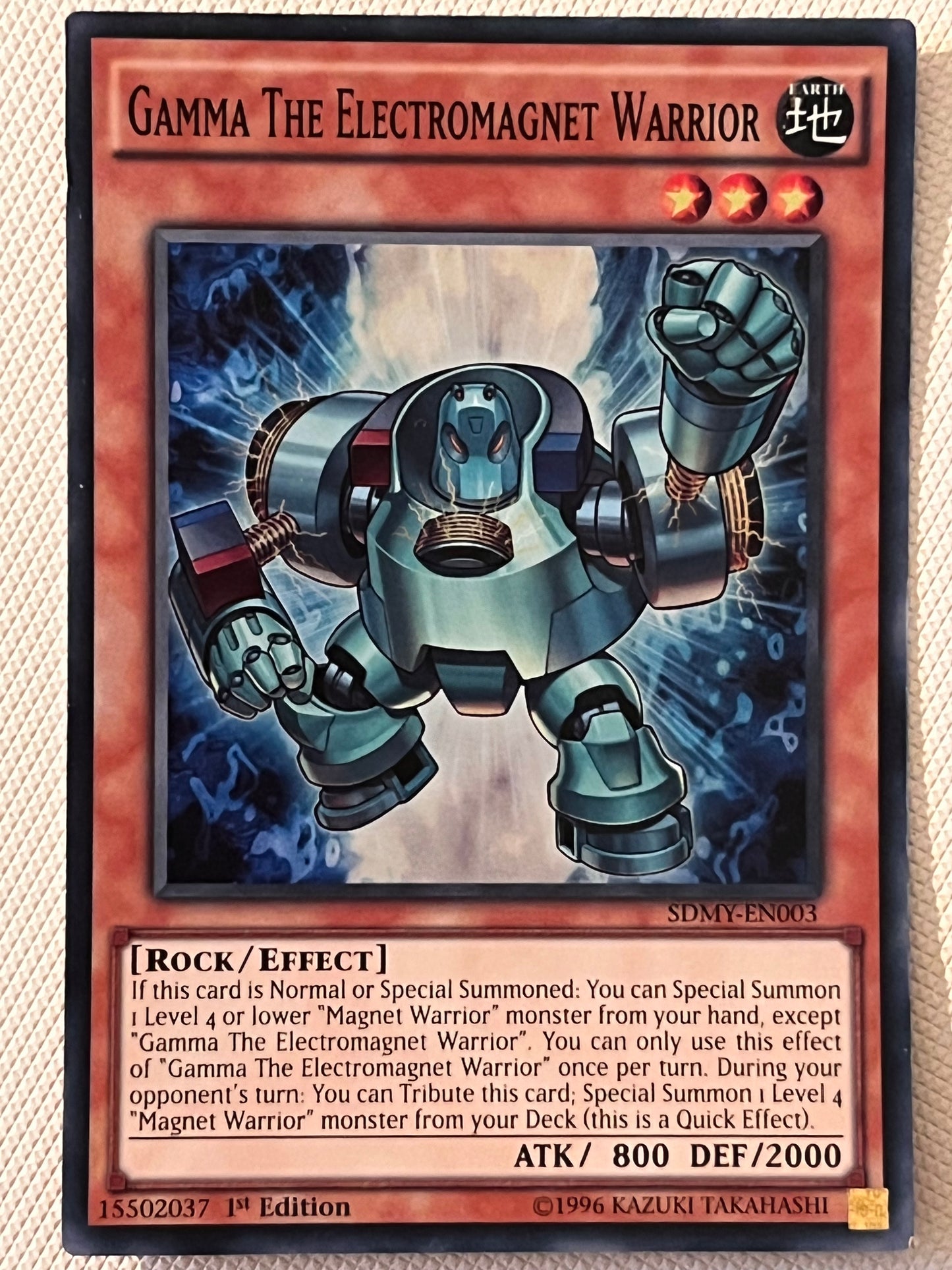 Gamma The Electromagnetic Warrior SDMY-EN003