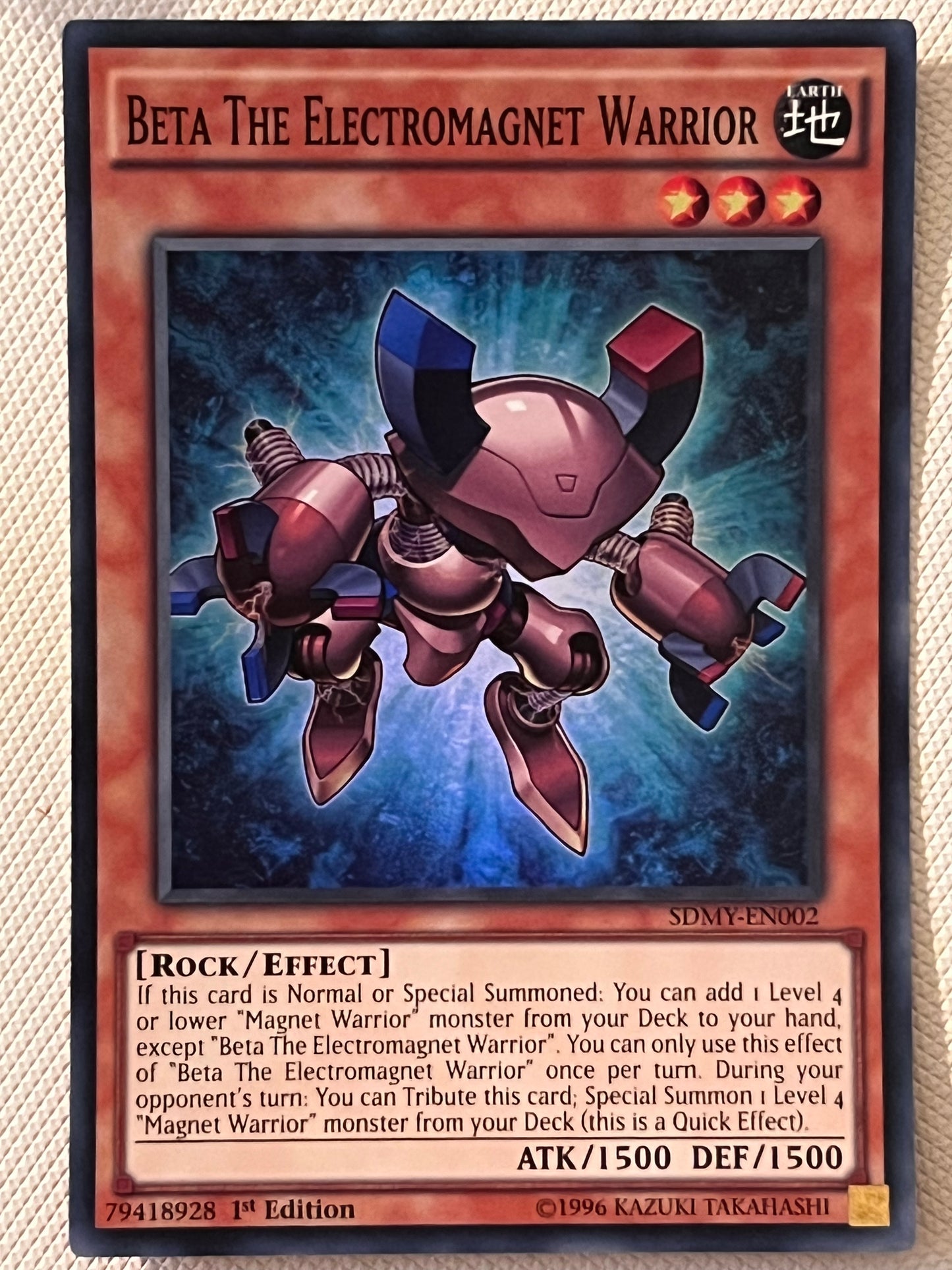 Beta The Electromagnetic Warrior SDMY-EN002