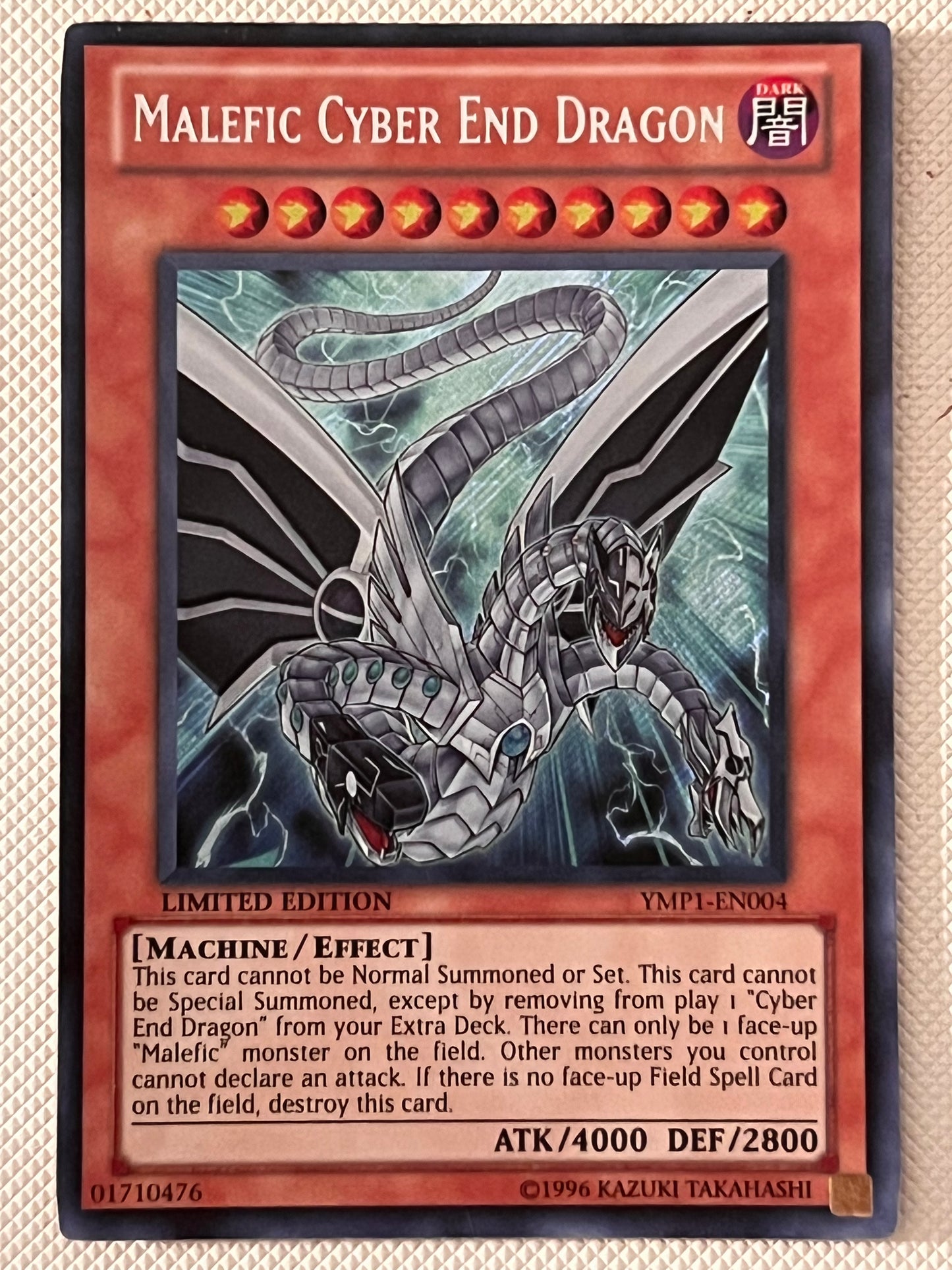 Malefic Cyber End Dragon YMP1-EN004