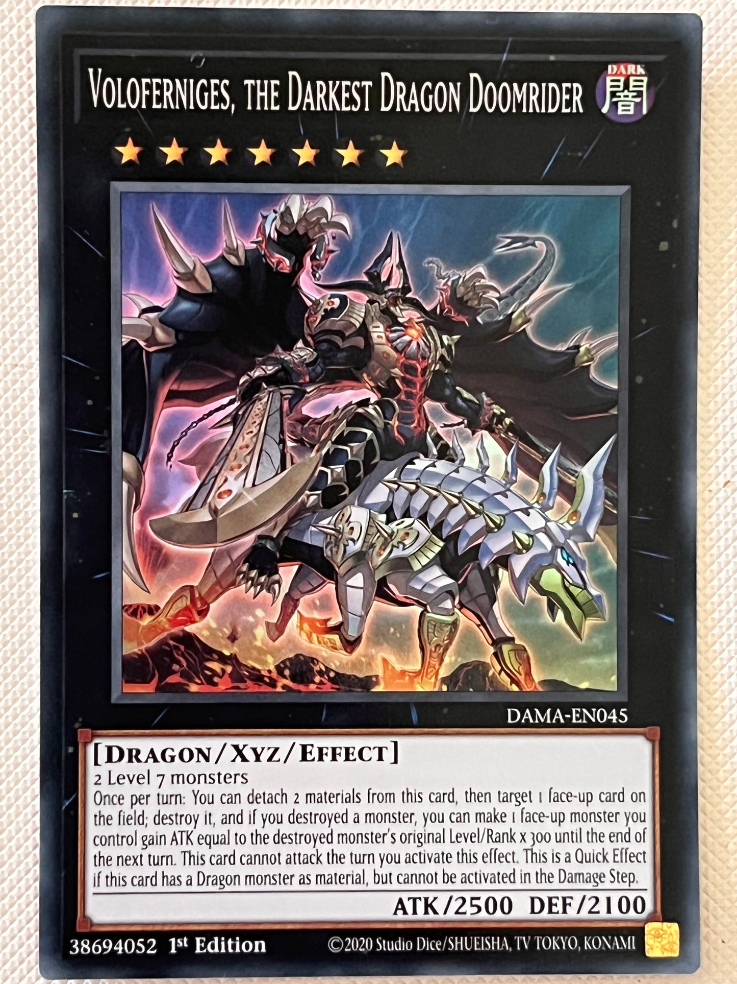 Voloferniges, The Darkest Dragon Doomrider DAMA-EN045