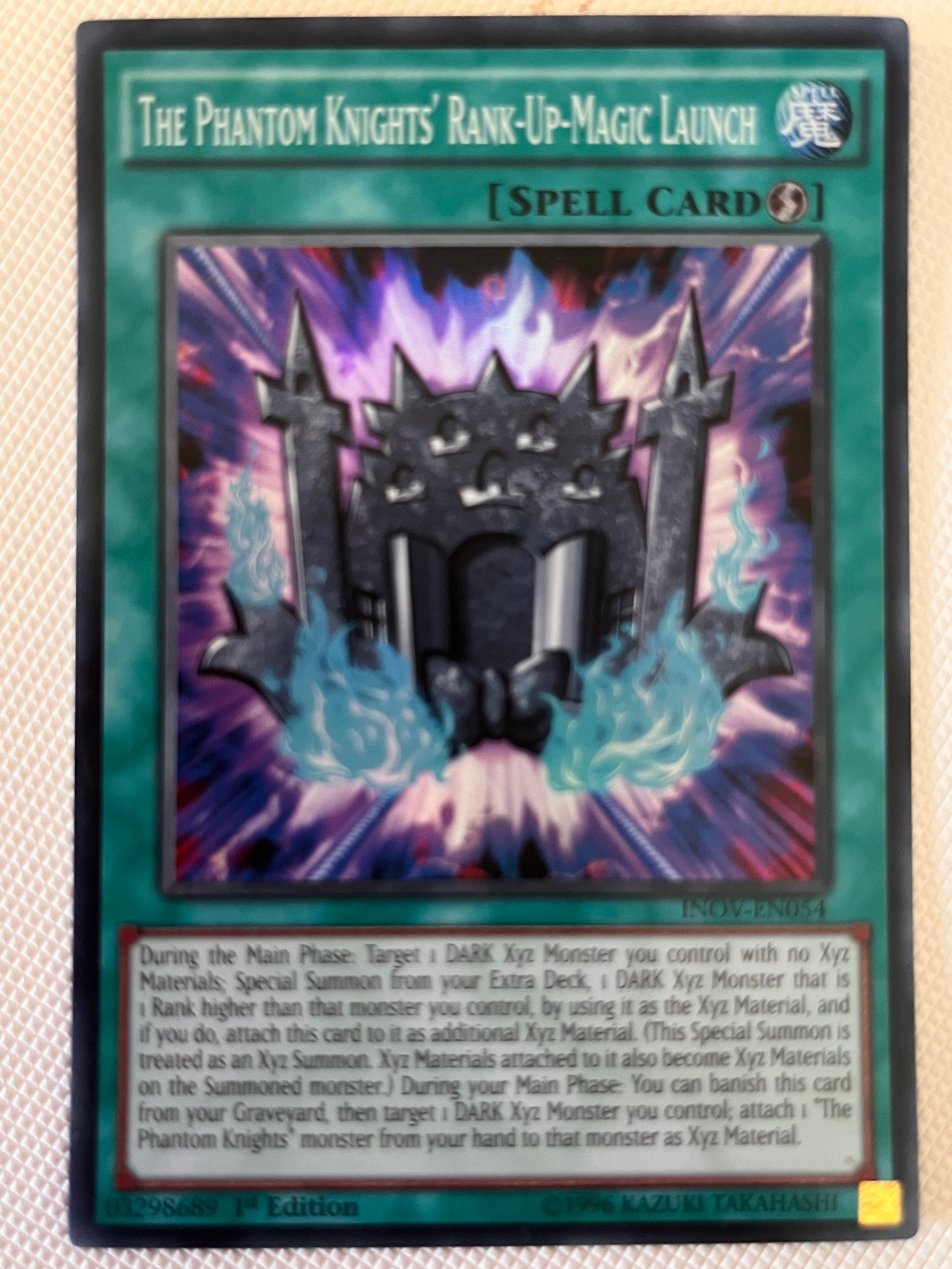 The Phantom Knights’ Rank-Up Magic Launch INOV-EN054