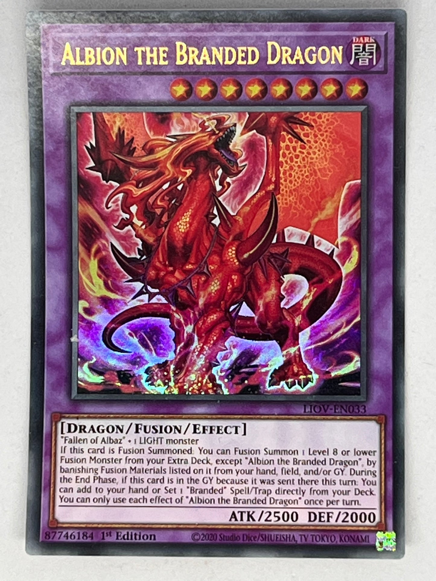 Albion The Branded Dragon LIOV-EN033