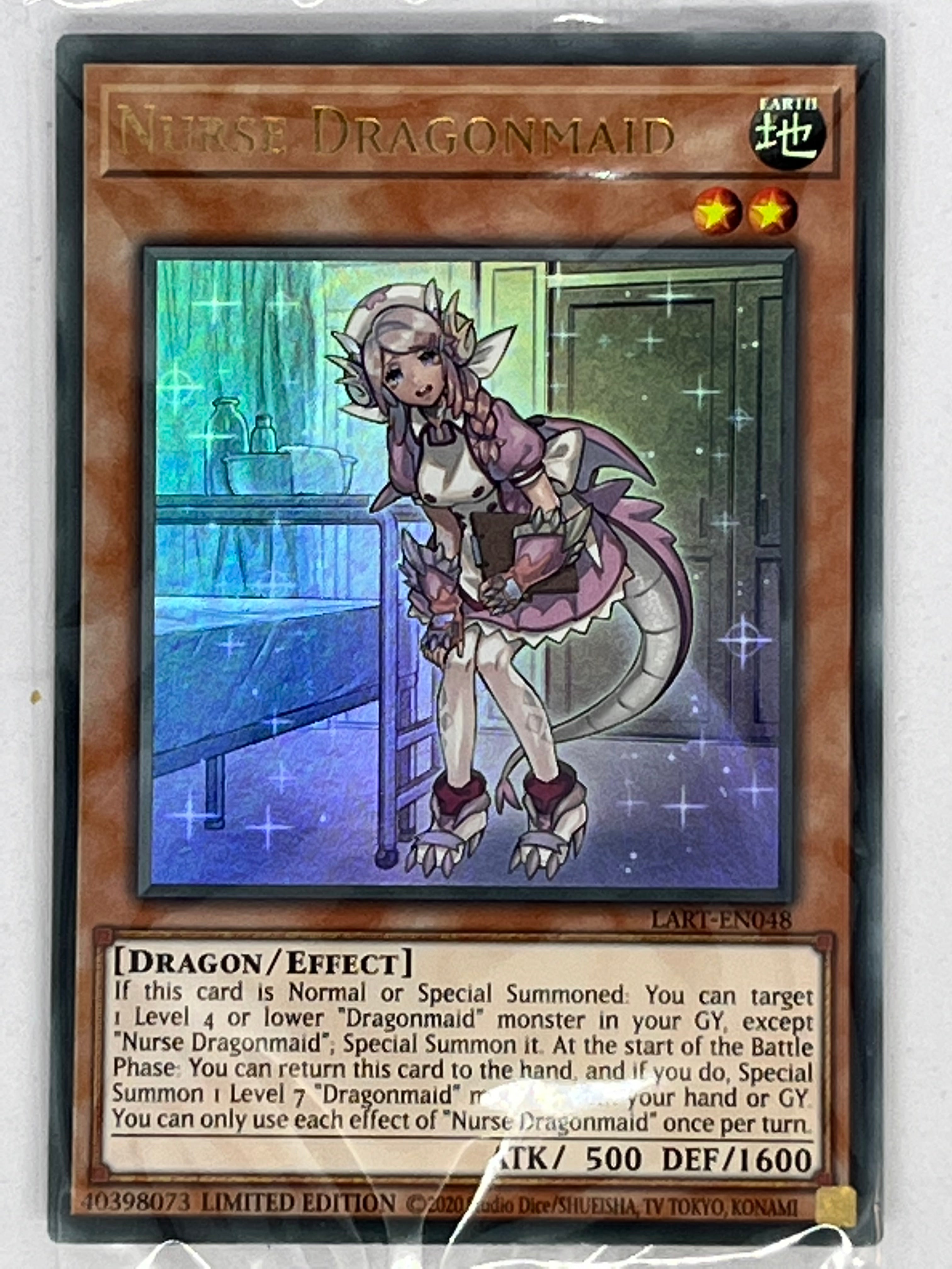 nurse yugioh card Nurse Dragonmaid LART-EN048 – Genesis TCG