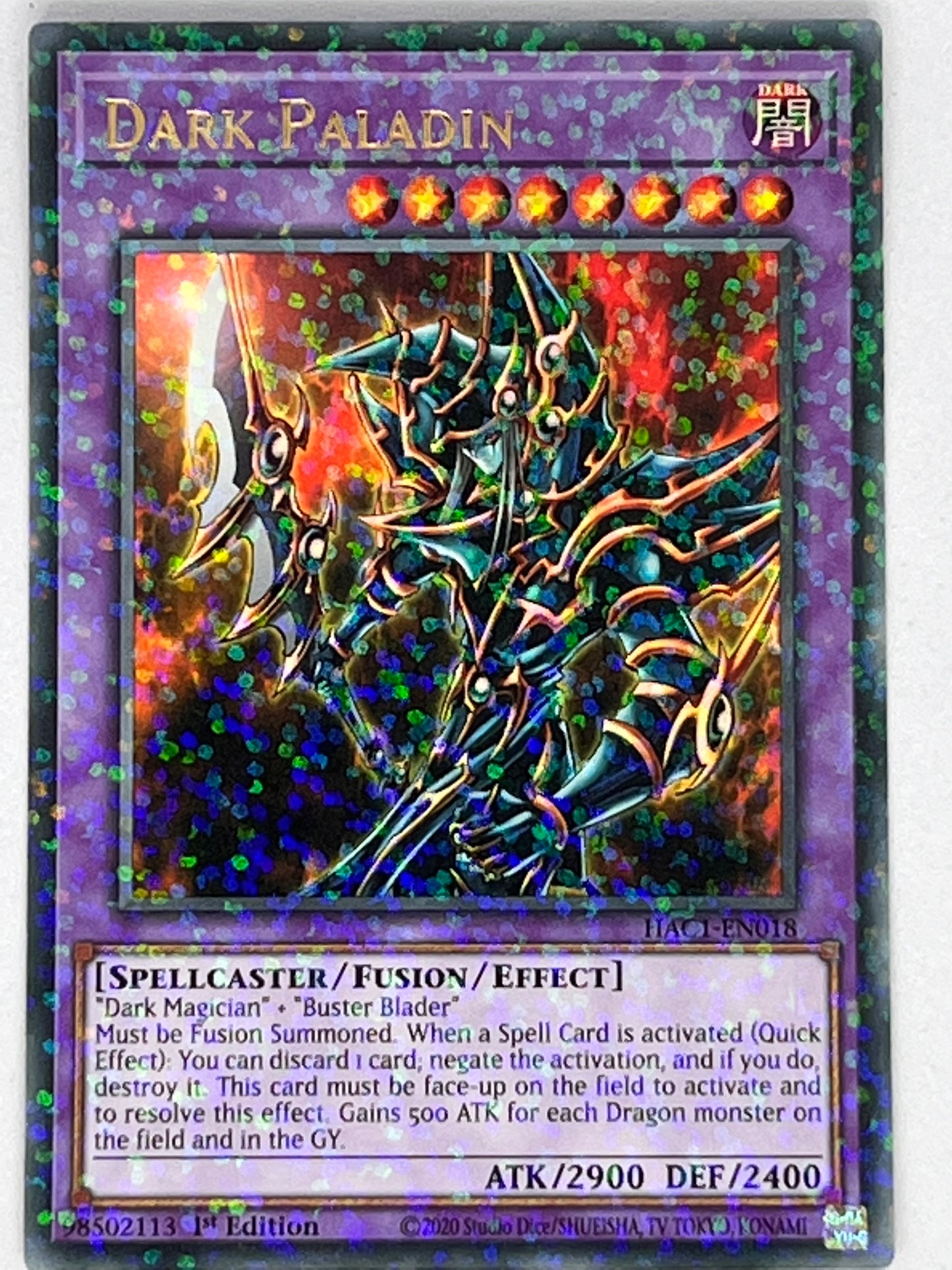 Dark Paladin HAC1-EN018
