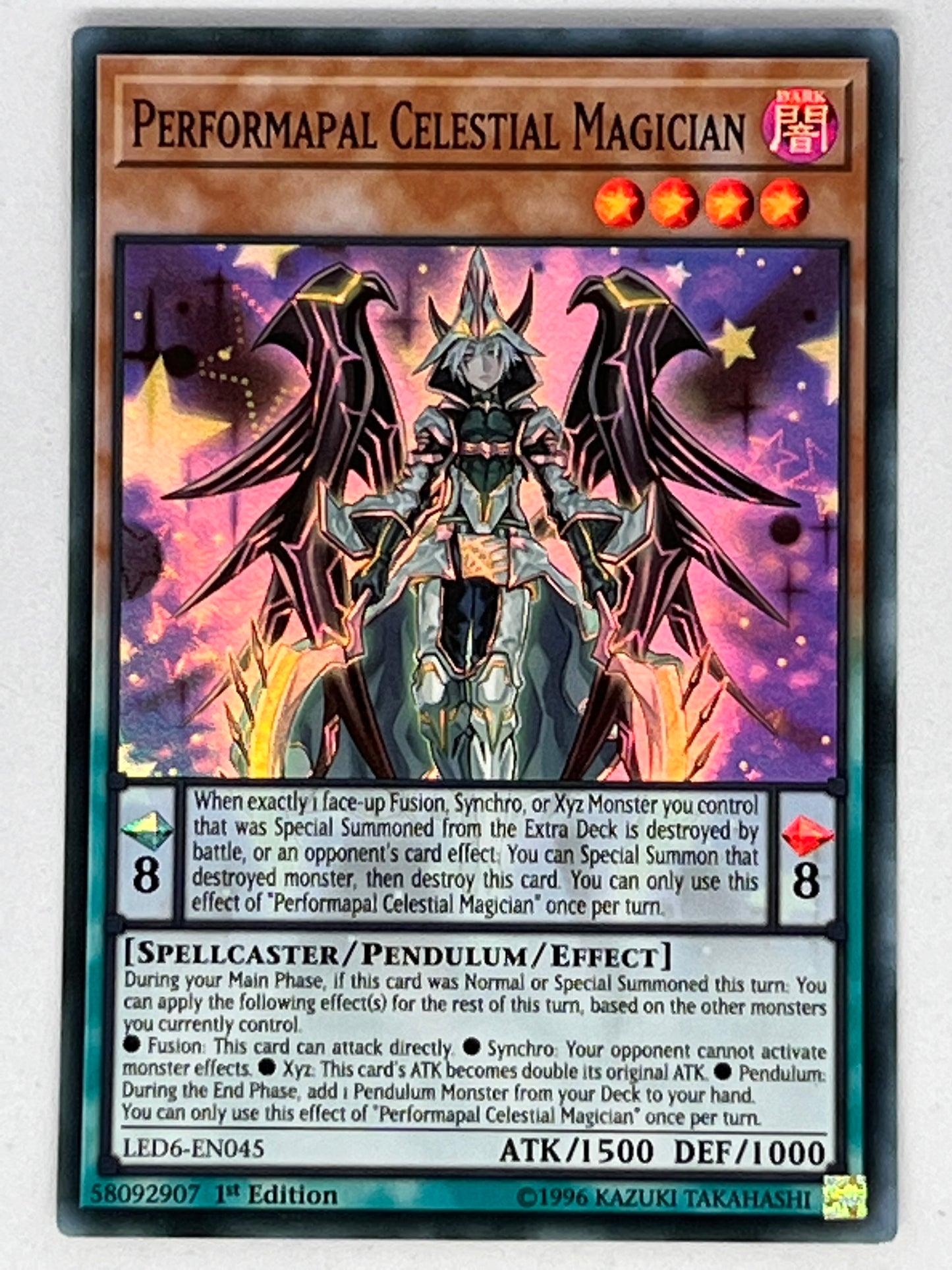 Performapal Celestial Magician LED6-EN045