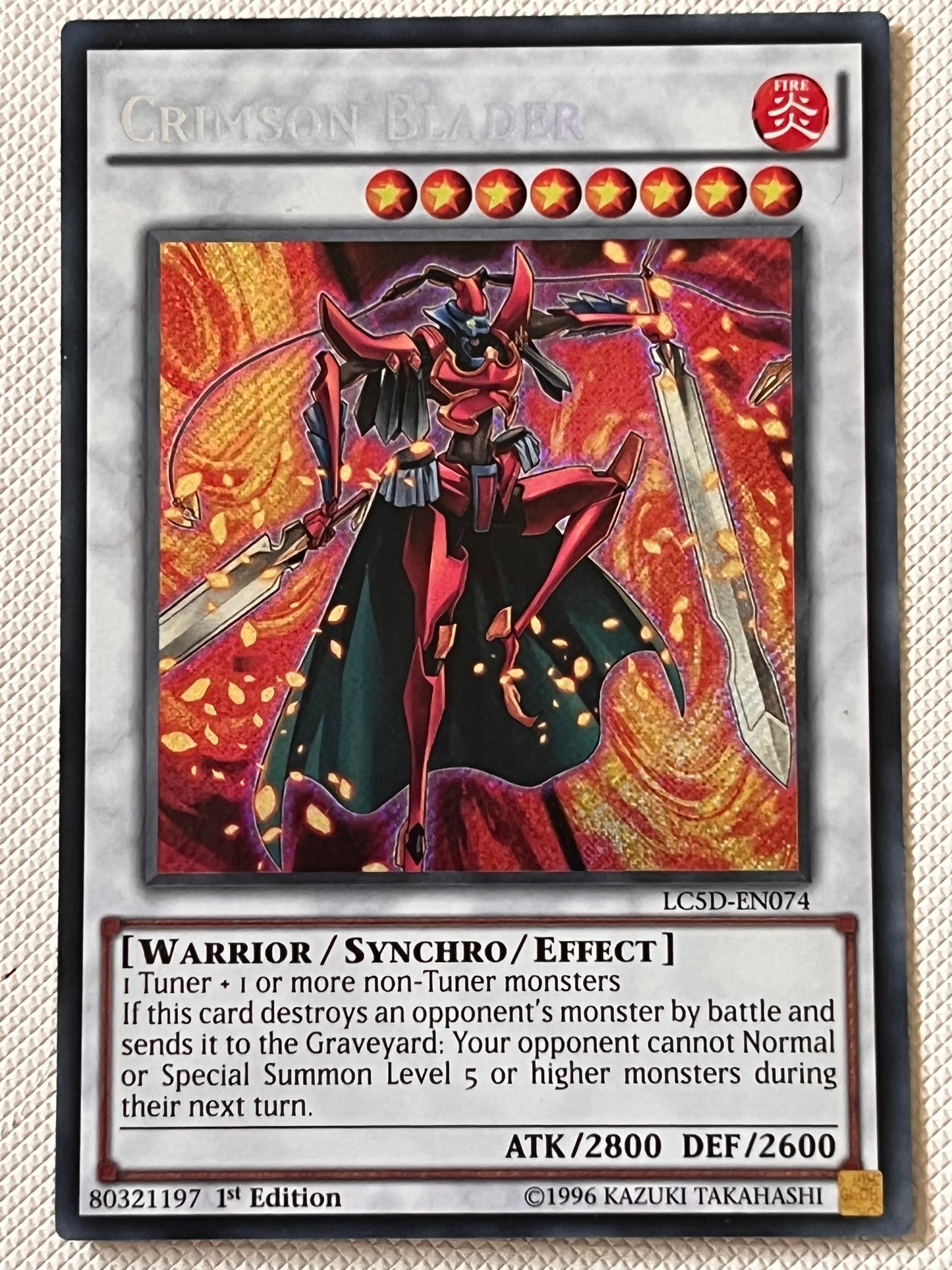 Crimson Blader LC5D-EN074
