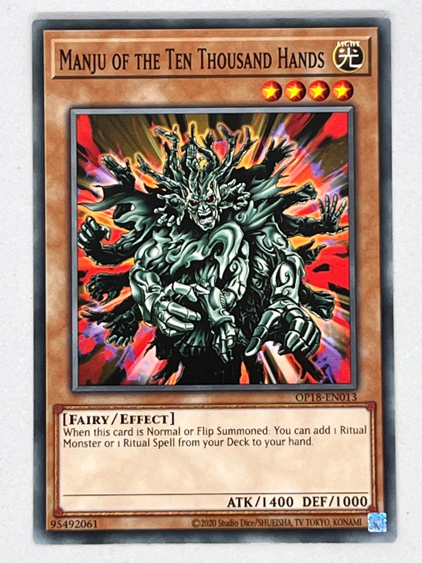 Manju Of The Ten Thousand Hands OP18-EN013