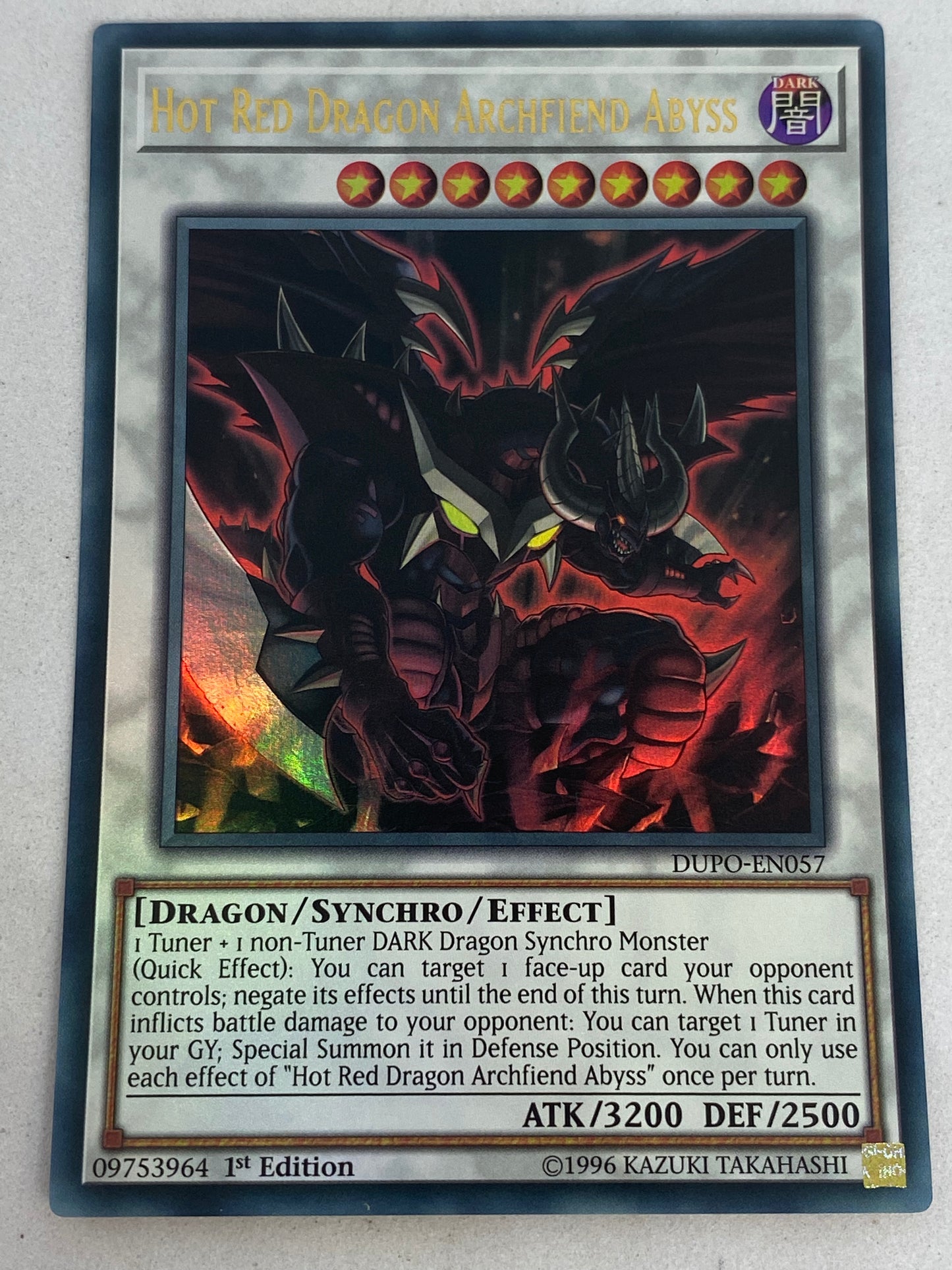 Hot Red Dragon Archfiend Abyss DUPO-EN057