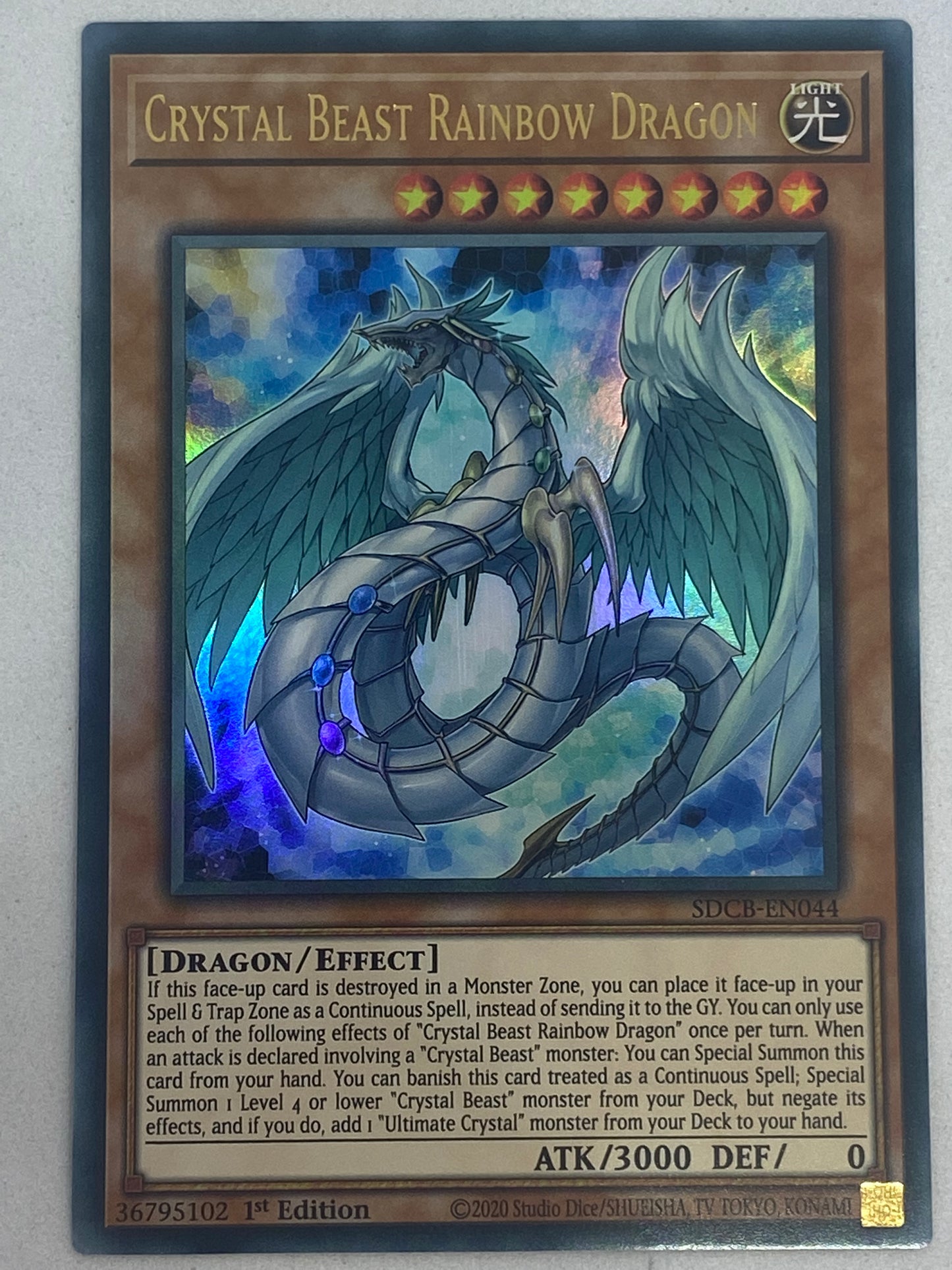 Crystal Beast Rainbow Dragon SDCB-EN044