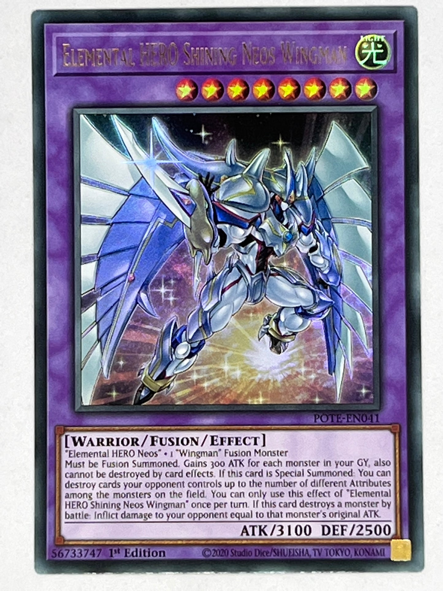 Elemental HERO Shining Neos Wingman POTE-EN041