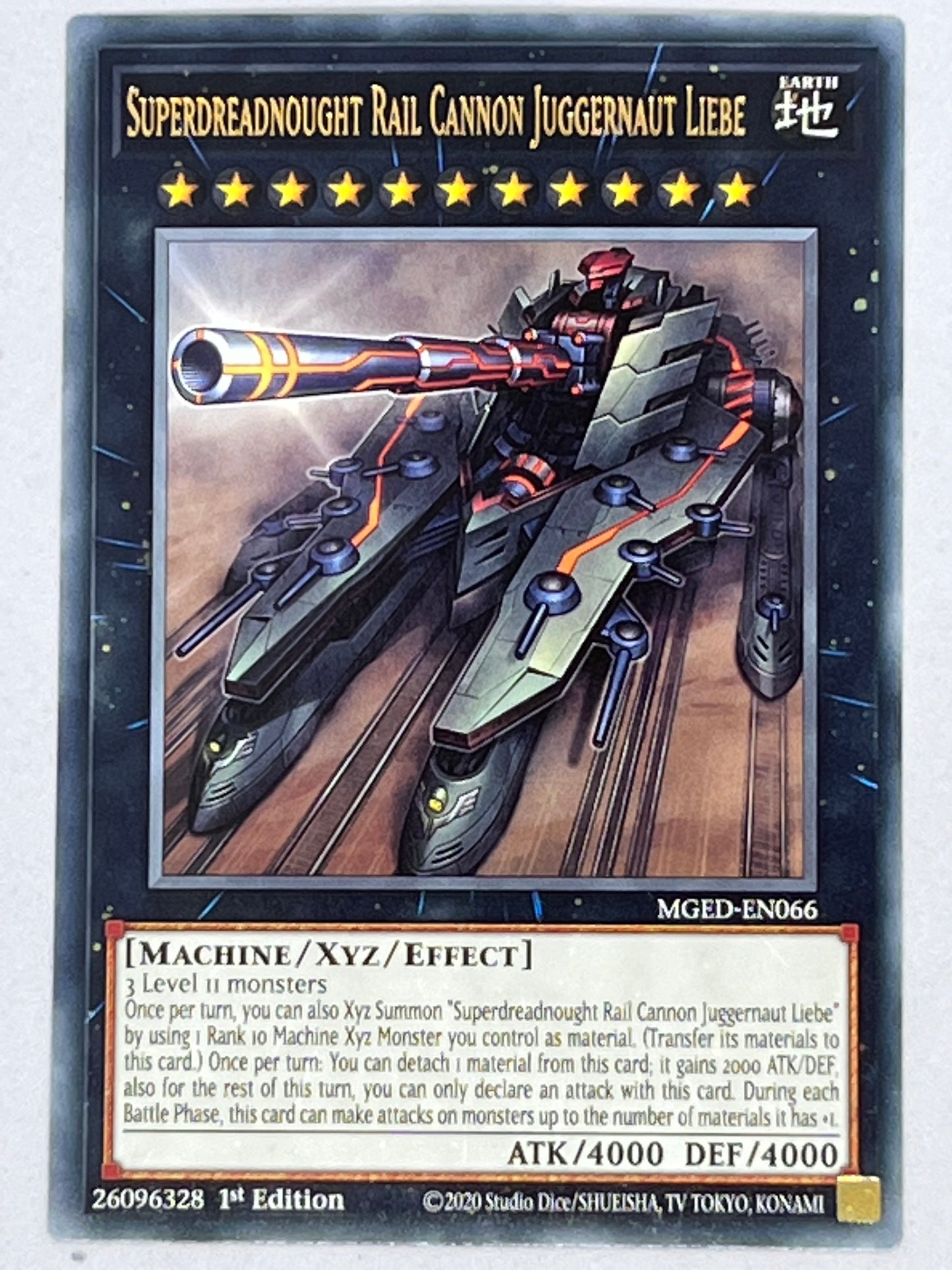 Superdreadnaught Rail Cannon Juggernaut Liebe MGED-EN066