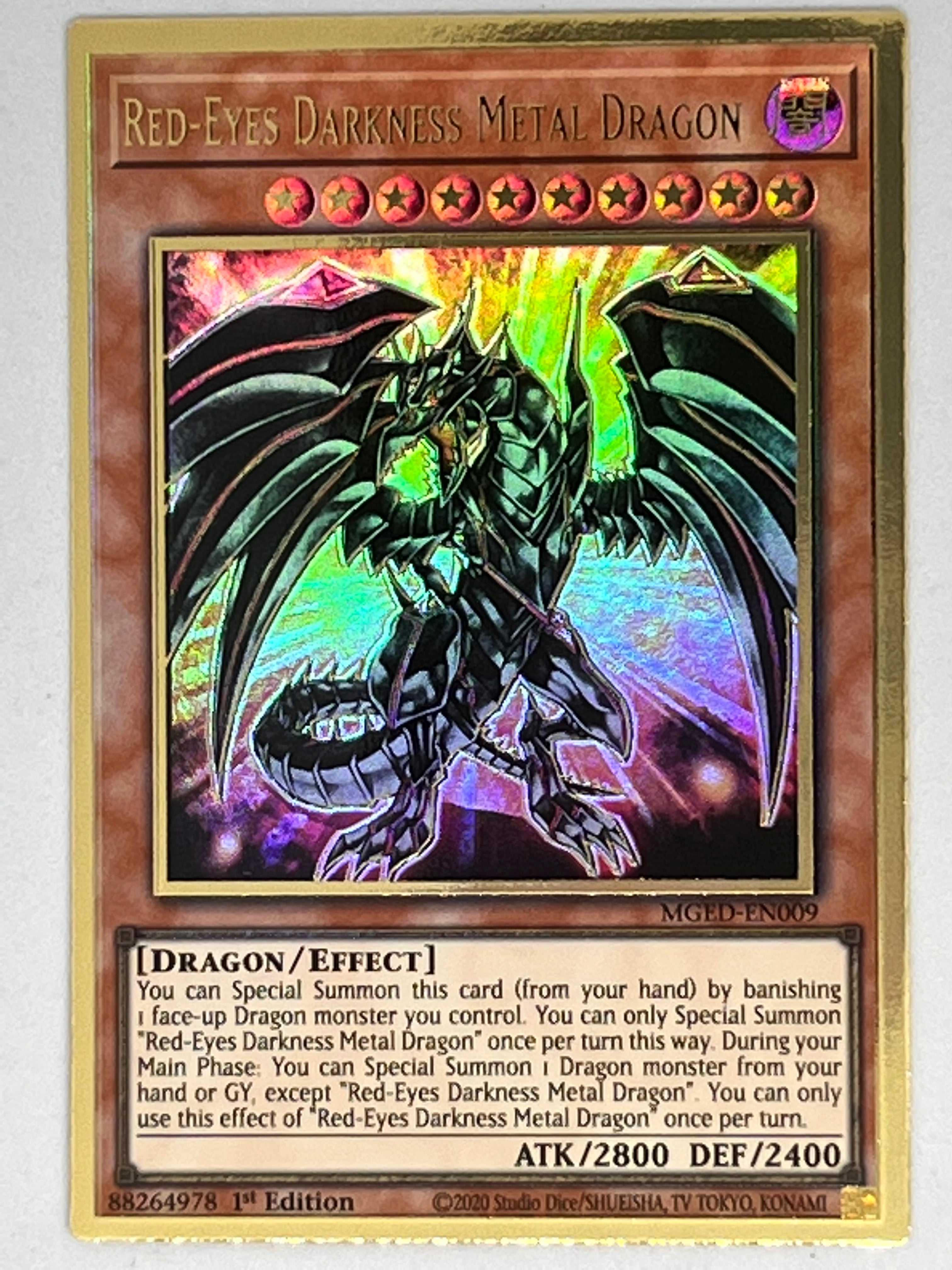 Red-Eyes Darkness Metal Dragon MGED-EN009 Genesis TCG Red-Eyes Darkness Metal Dragon MGED-EN009 Genesis TCG