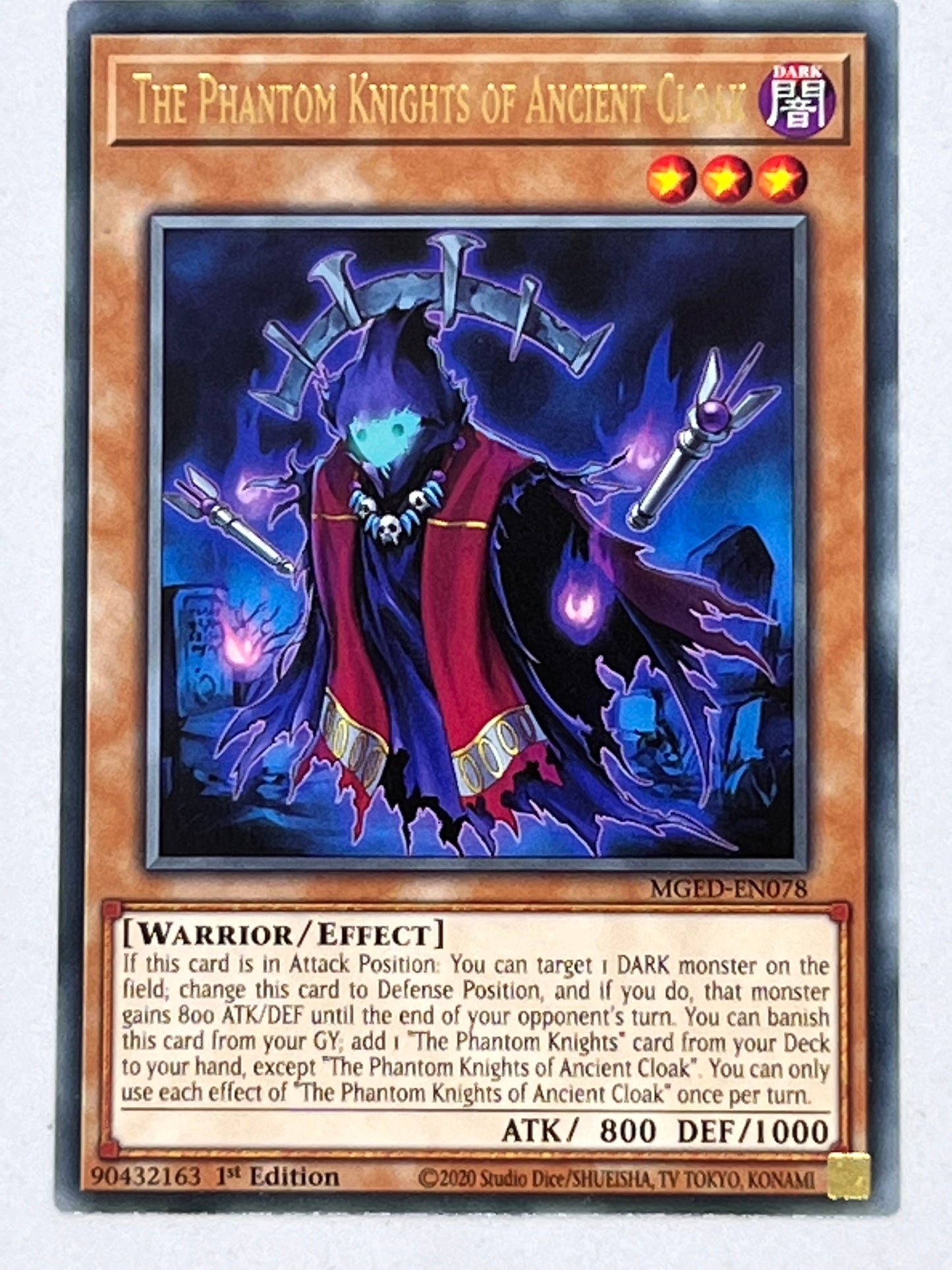 The Phantom Knights Of Ancient Cloak MGED-EN078