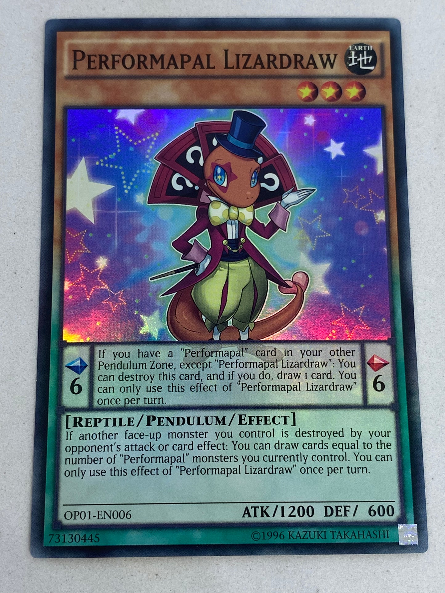 Performapal Lizardraw OP01-EN006