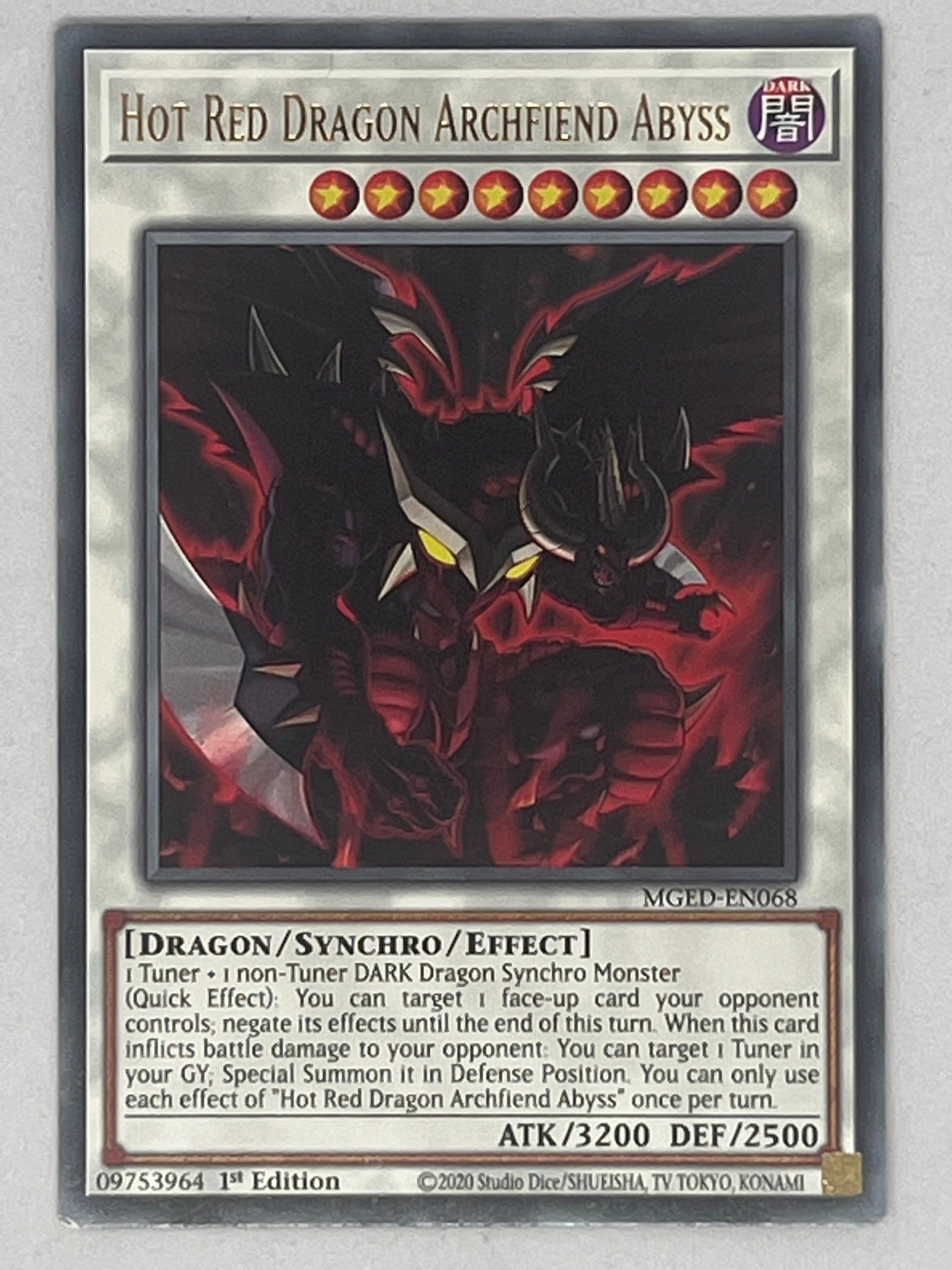 Carte Yu-Gi-Oh! - Bouillant Dragon Rouge Archdémon des Abysses [HSRD-FR041 Carte Yu-Gi-Oh! - Bouillant Dragon Rouge Archdémon des Abysses [HSRD-FR041