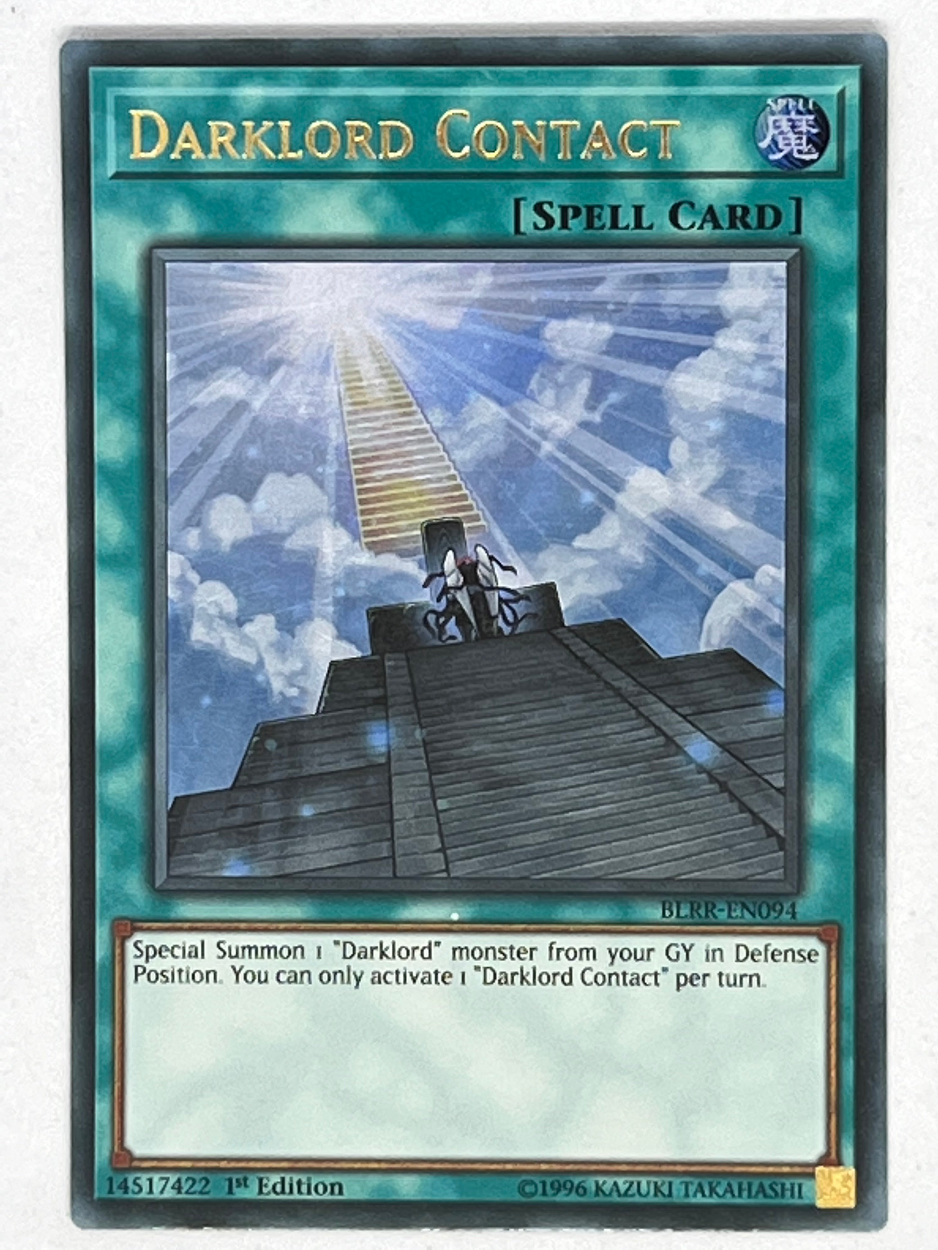 Darklord Contact - BLRR-EN094 - Ultra Rare 1st Edition Yu-Gi-Oh! TCG Card