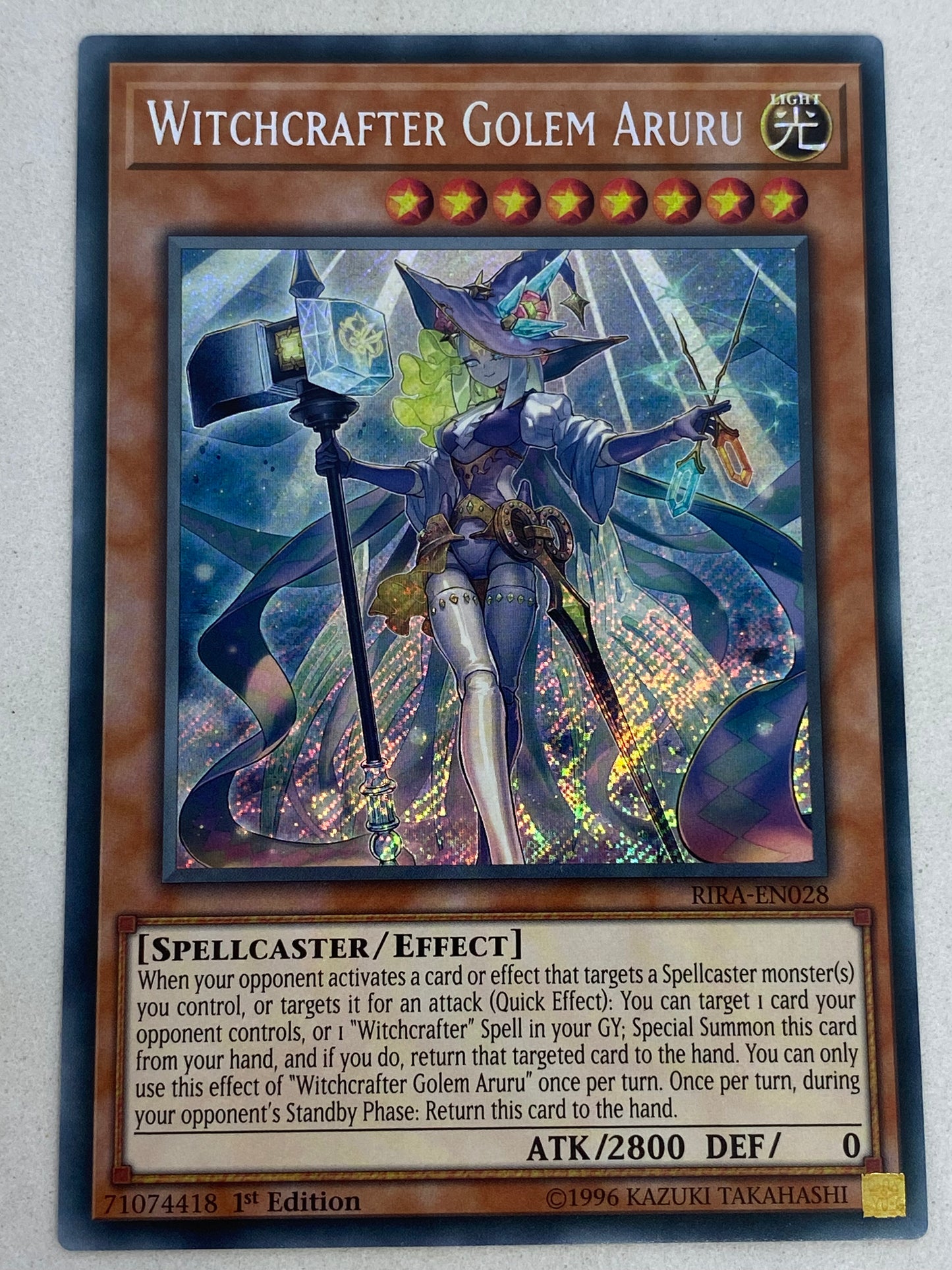 Witchcrafter Golem Aruru RIRA-EN028