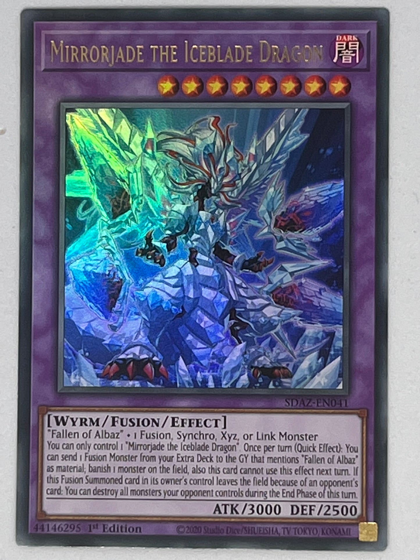 Mirrorjade The Iceblade Dragon SDAZ-EN041