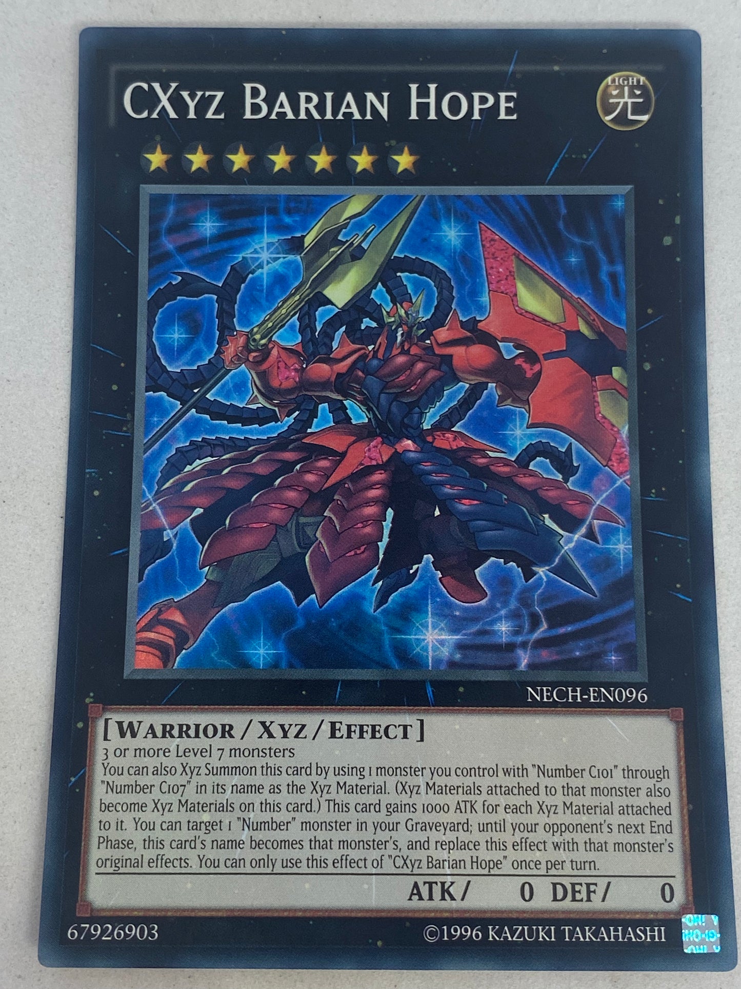 CXyz Barian Hope NECH-EN096